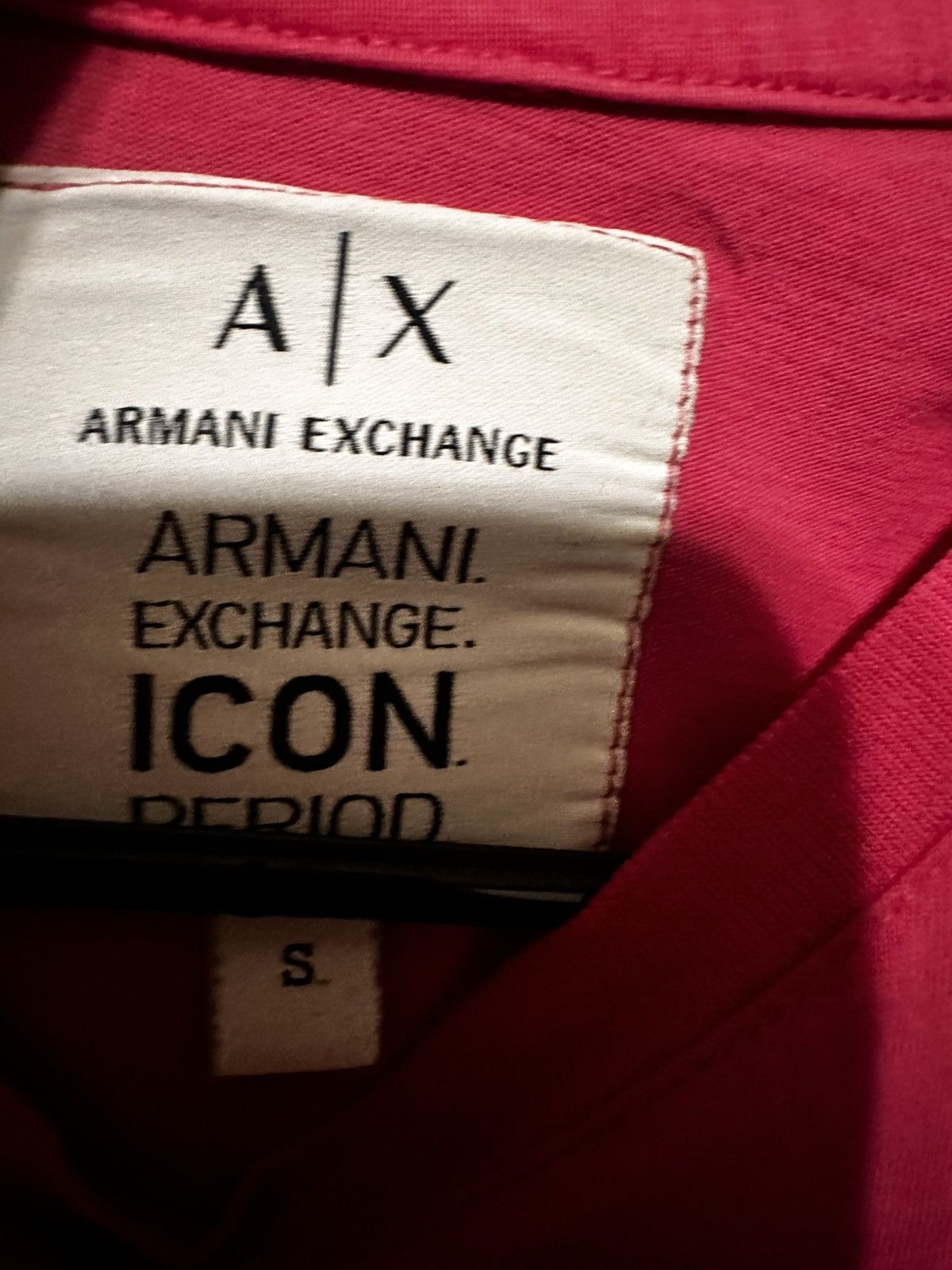 Armani Exchange pink armani exchange t-shirt Size US S / EU 44-46 / 1 - 2 Thumbnail
