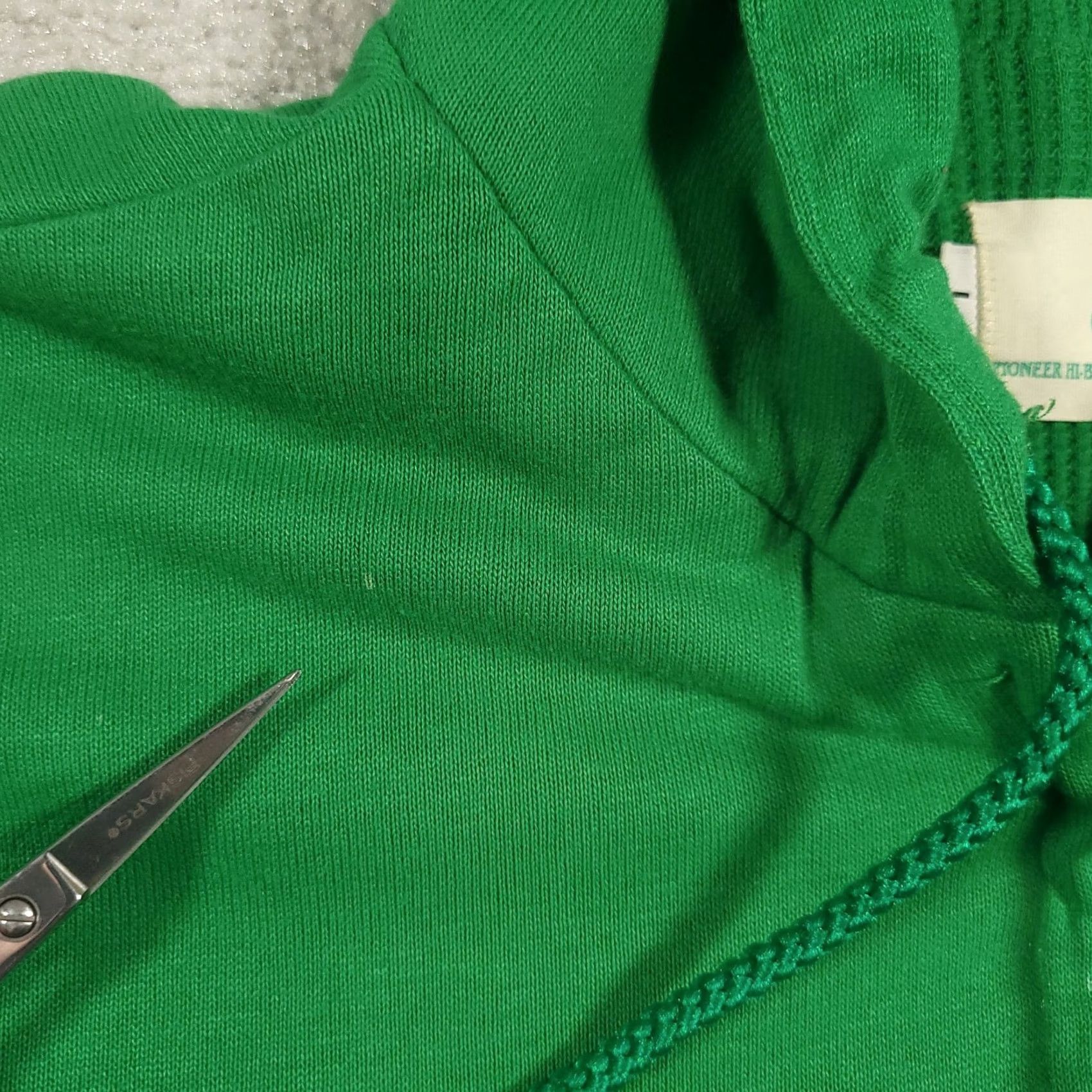 Vintage VINTAGE Pioneer Hi Bred Hoodie Mens L Green Full Zip Waffle Lined USA Logo Size US L / EU 52-54 / 3 - 4 Thumbnail