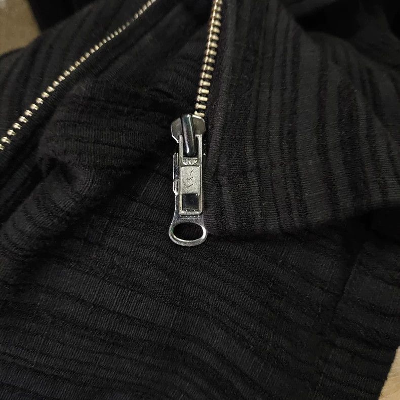 Yohji Yamamoto Yohji Yamamoto Black Zip Jacket for Men- DMC-2508 Size US L / EU 52-54 / 3 - 4 Thumbnail