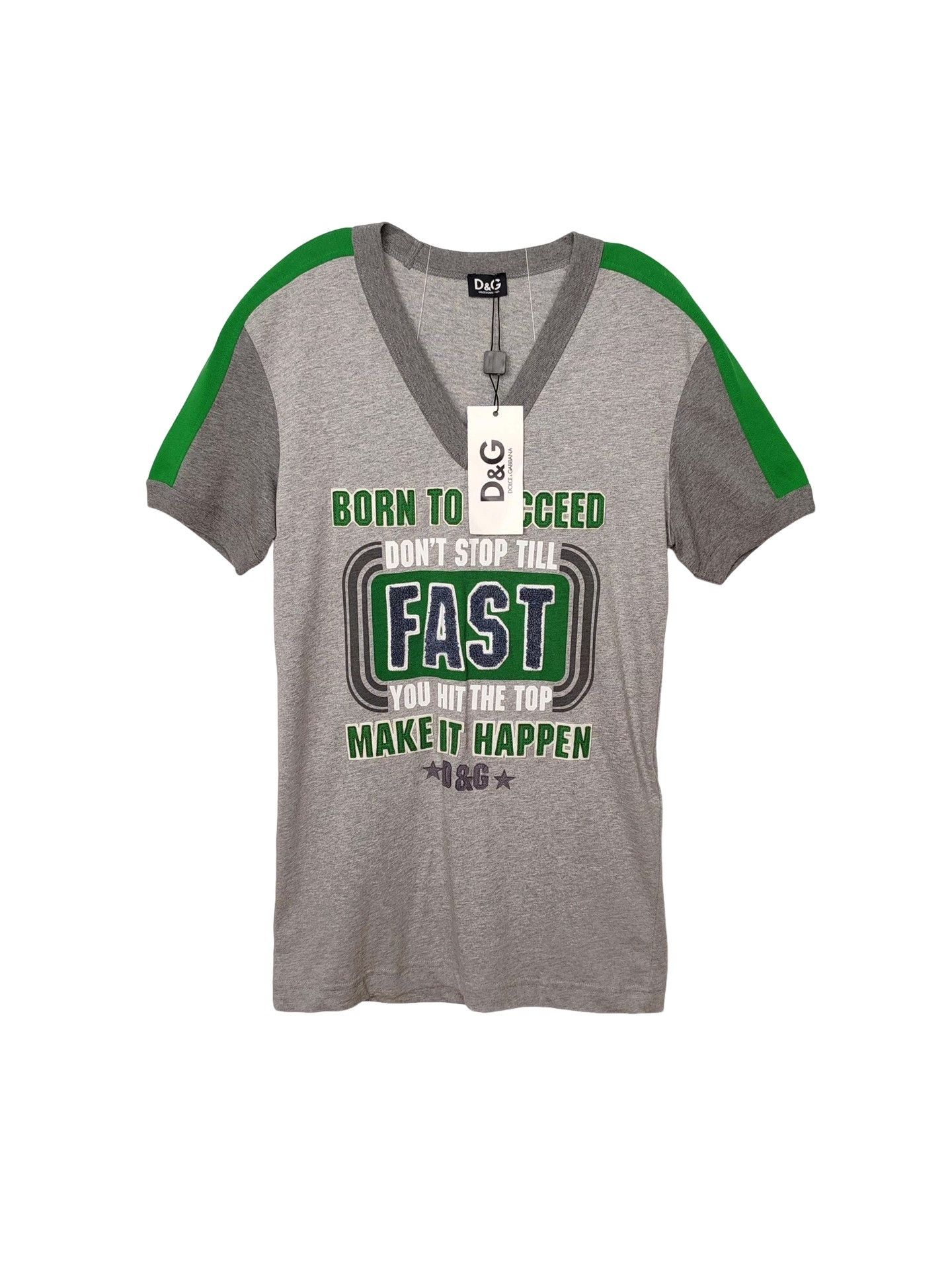 Dolce & Gabbana D&G Born to Succeed Logo T-Shirt Size S Size US S / EU 44-46 / 1 - 1 Thumbnail