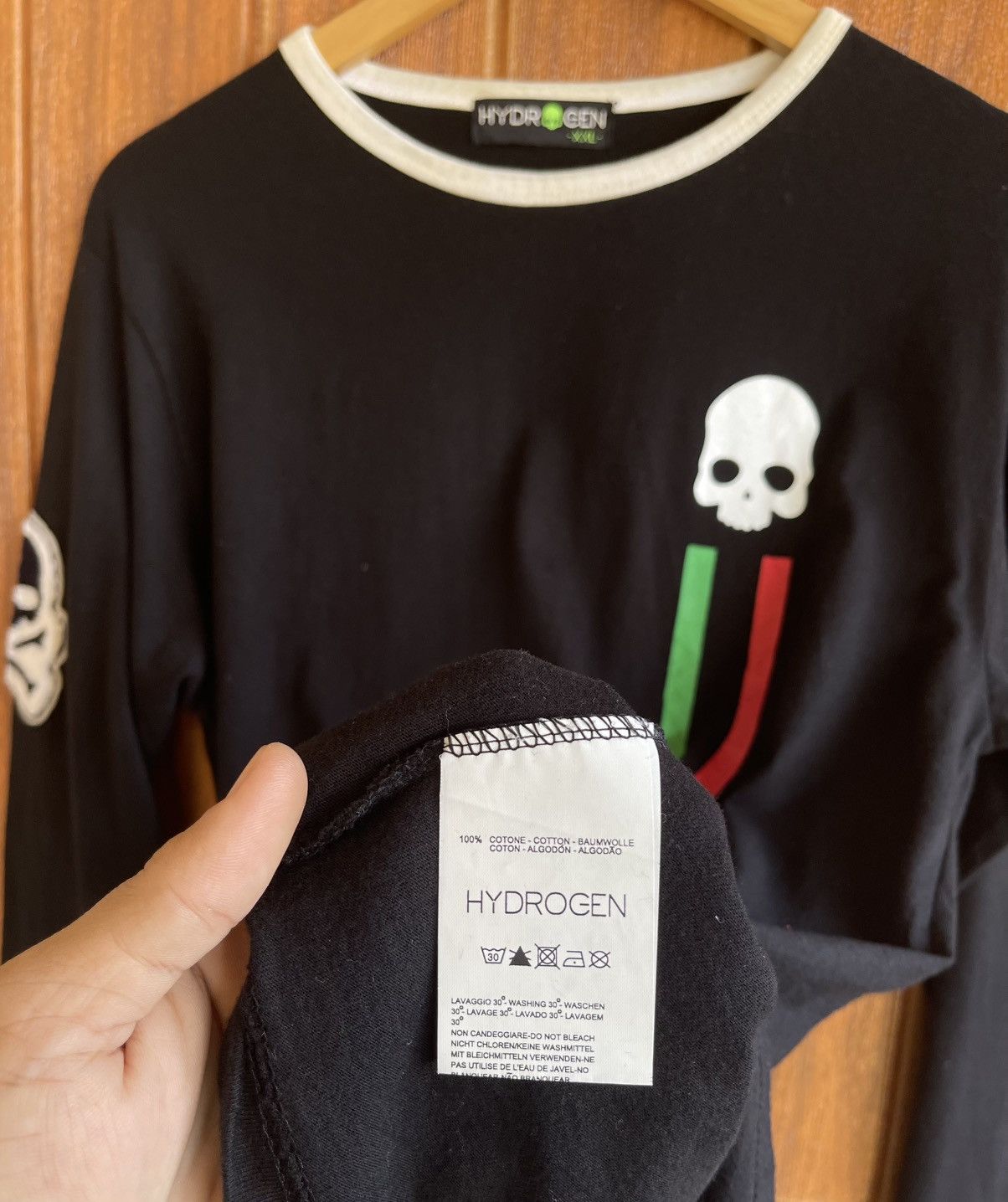HYDROGEN HypeBeast🔥HYDROGEN🔥Skull Long Sleeve Tshirt Size US XL / EU 56 / 4 - 8 Thumbnail