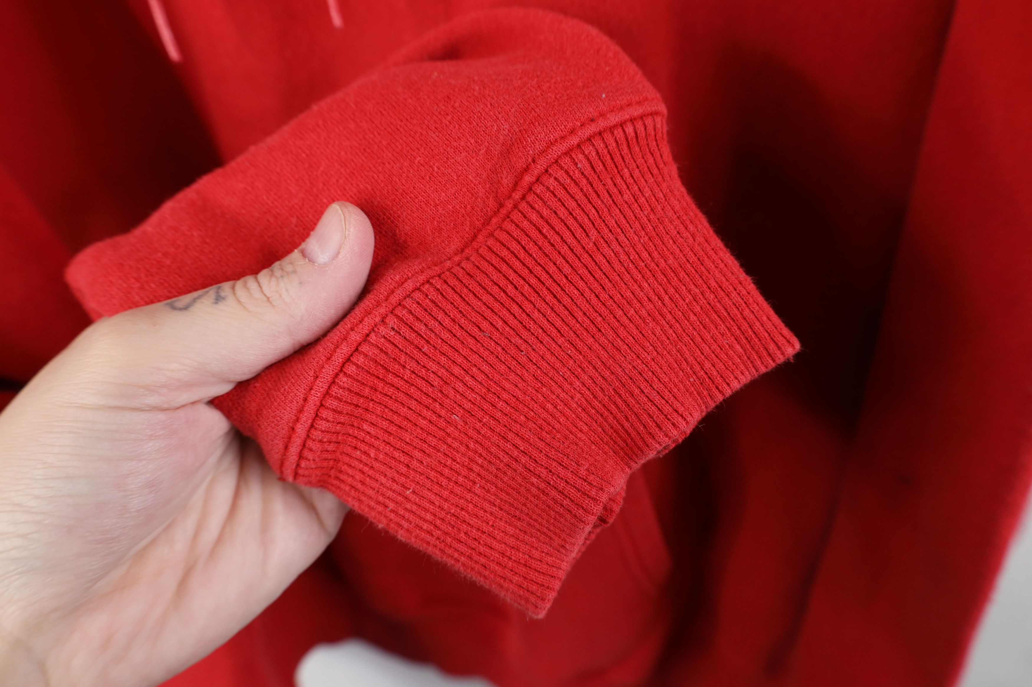 Champion Vintage Champion Baggy Oversized Hoodie Sweatshirt Red Size US XL / EU 56 / 4 - 9 Thumbnail