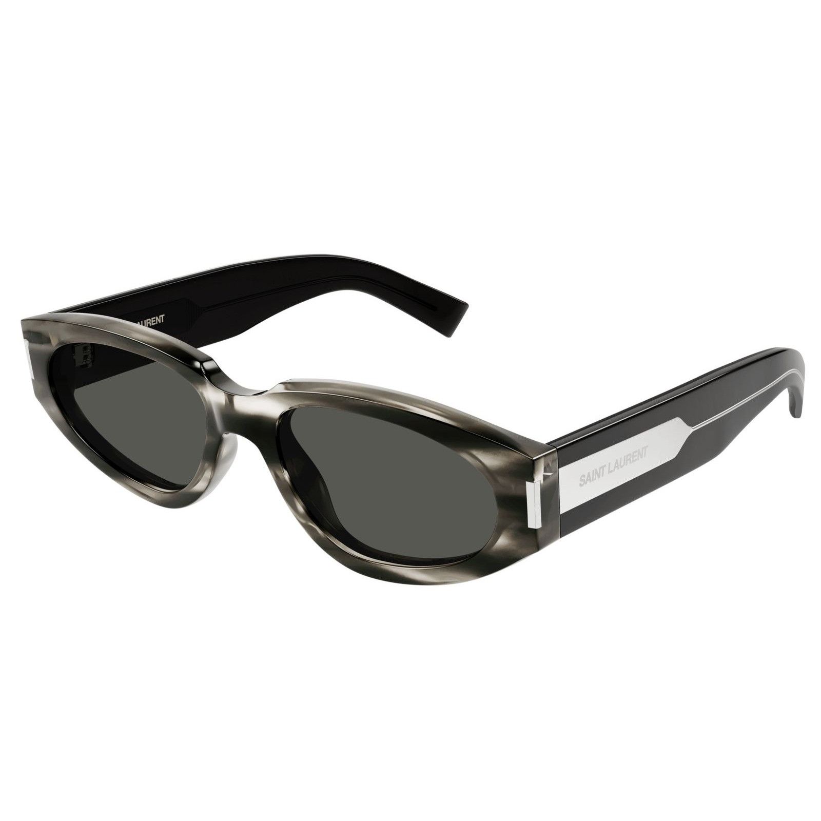 image of YVES Saint Laurent Sl-618-004 56Mm New Sunglasses in Grey, Women's