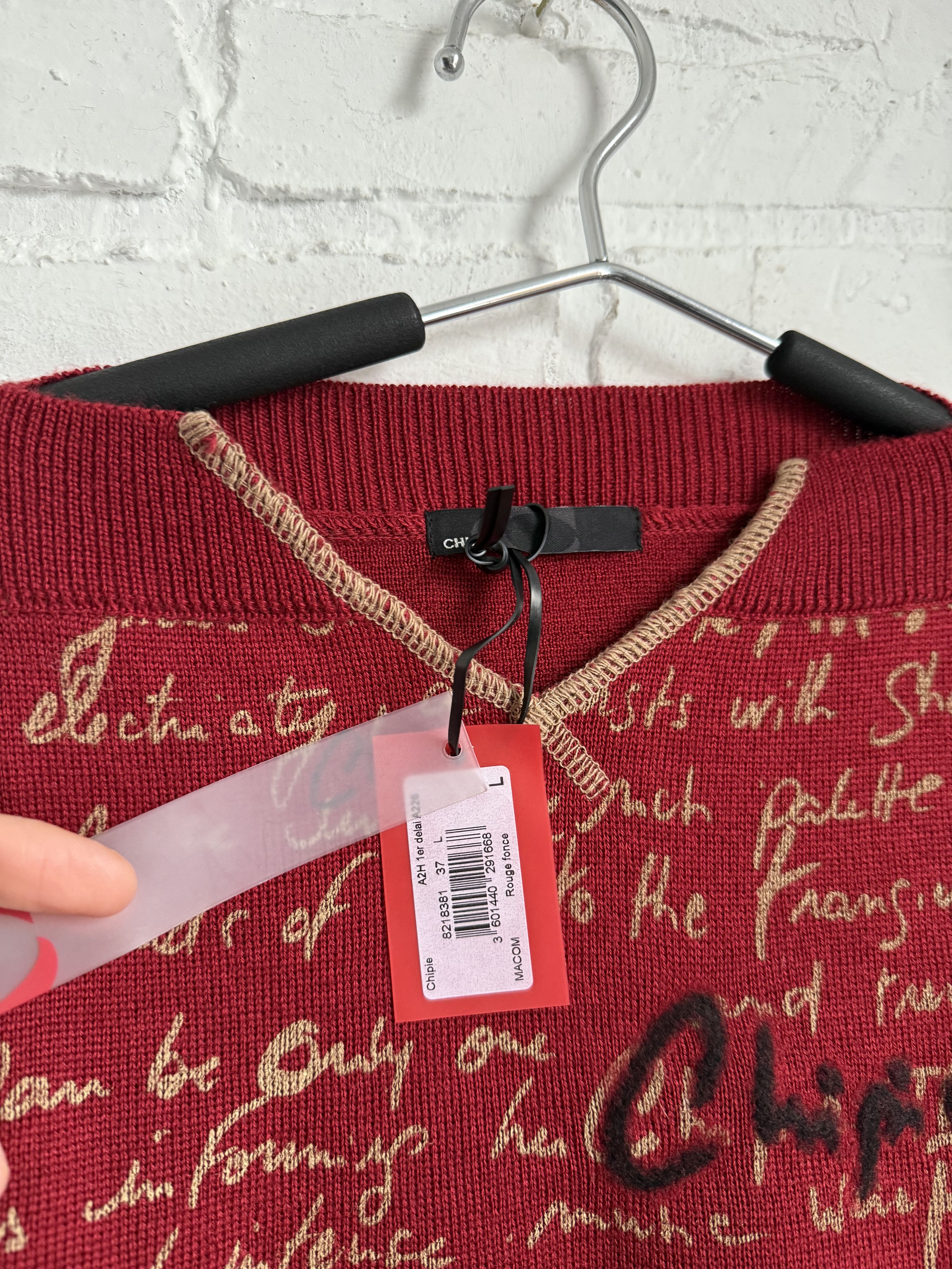 Japanese Brand y2k Chipie wool blend women's jumper sweater Size L / US 10 / IT 46 - 2 Thumbnail
