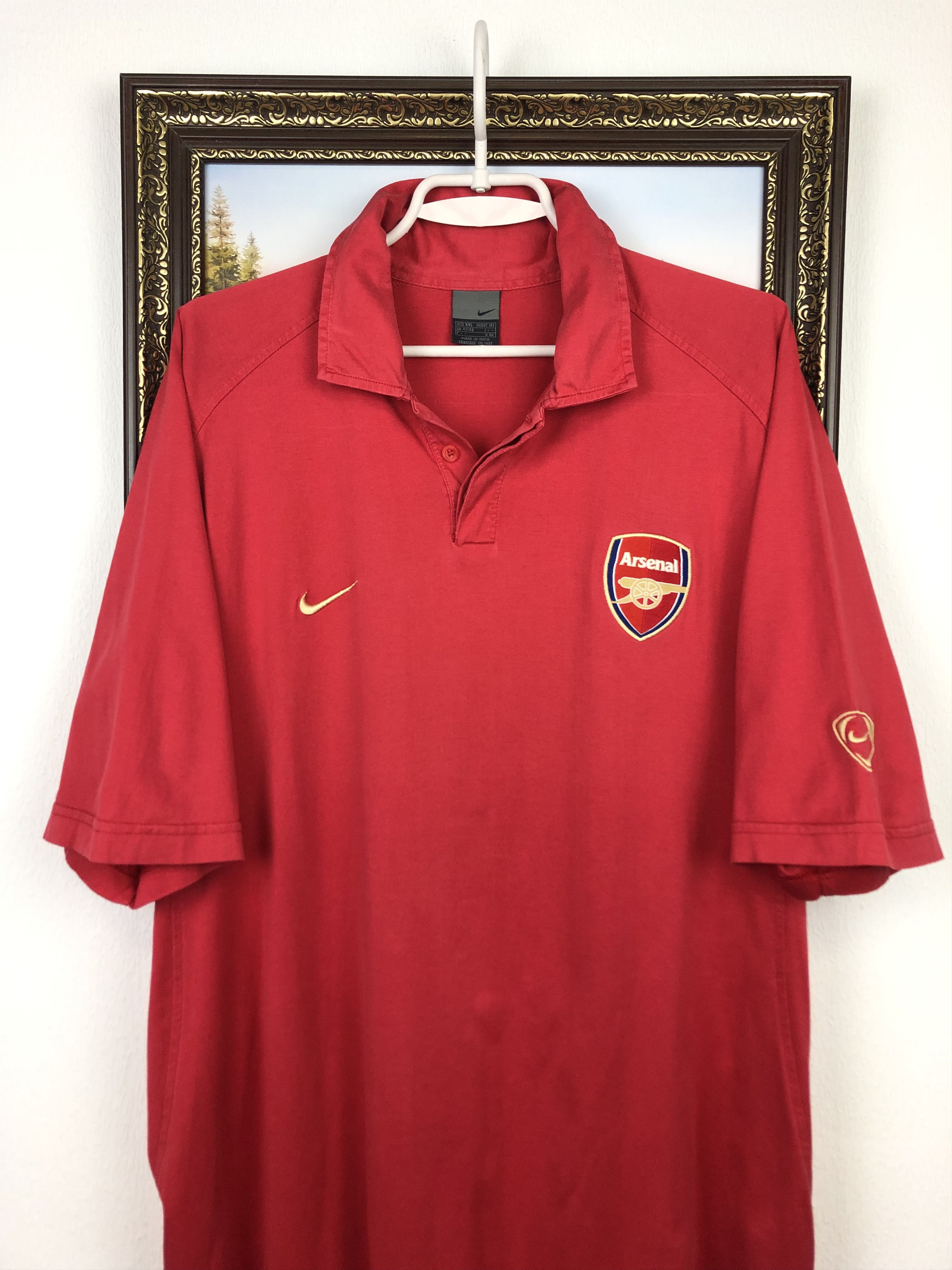 Nike Vintage Nike Arsenal Football Shirt Soccer Jersey Tee Hype Size US XXL / EU 58 / 5 - 2 Thumbnail