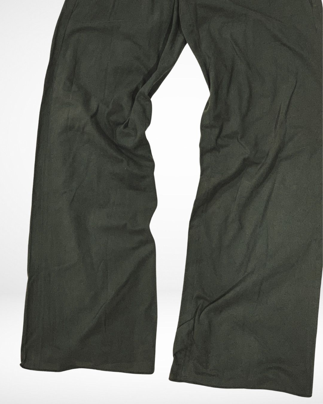 Hussein Chalayan A/W 04 Crackerjack Wide Leg Raw Hem Sailor Pants Size US 30 / EU 46 - 3 Thumbnail