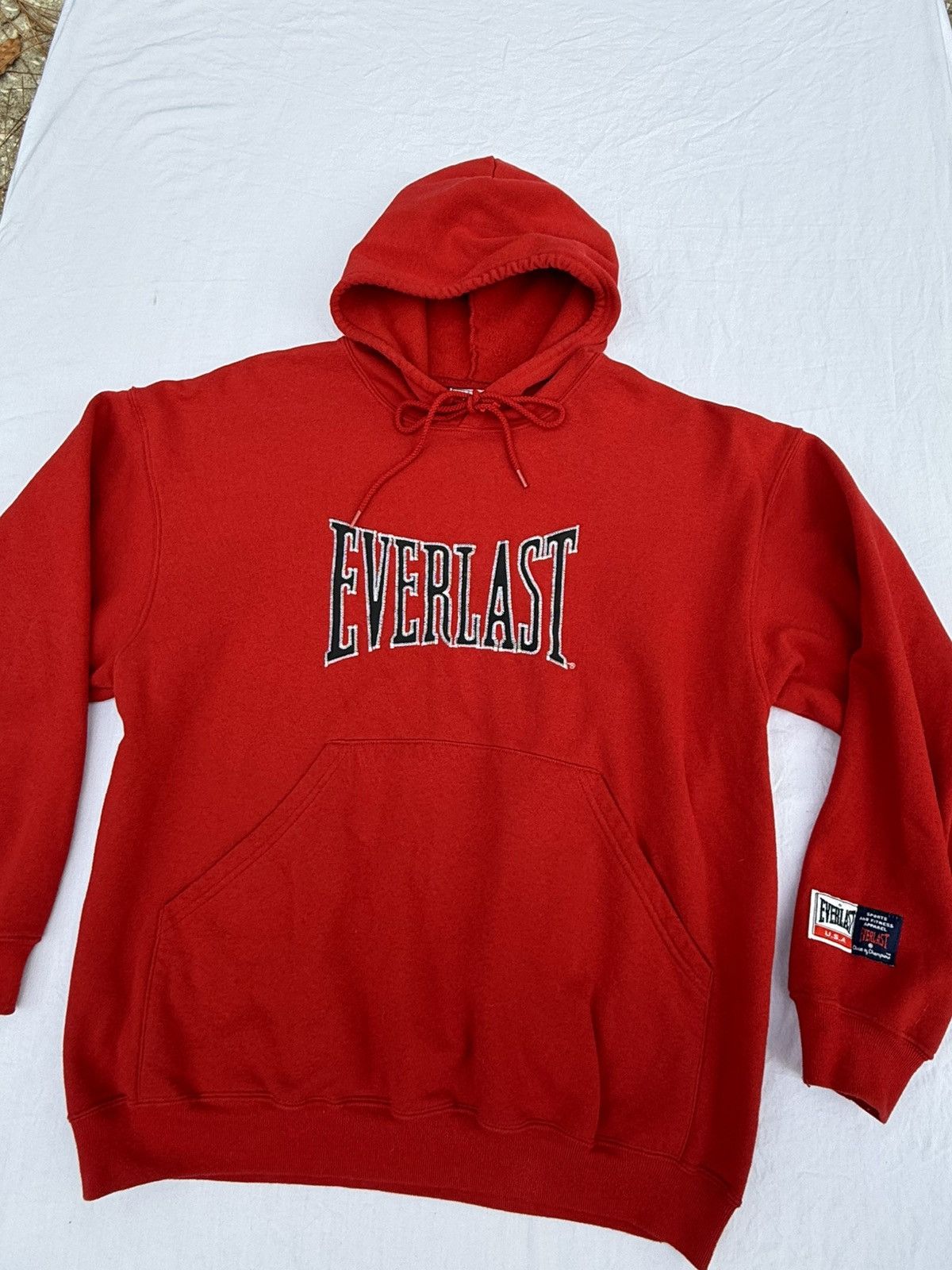 Everlast Vintage 90s Everlast Boxing Hoodie Sweatshirt Size US XL / EU 56 / 4 - 2 Thumbnail