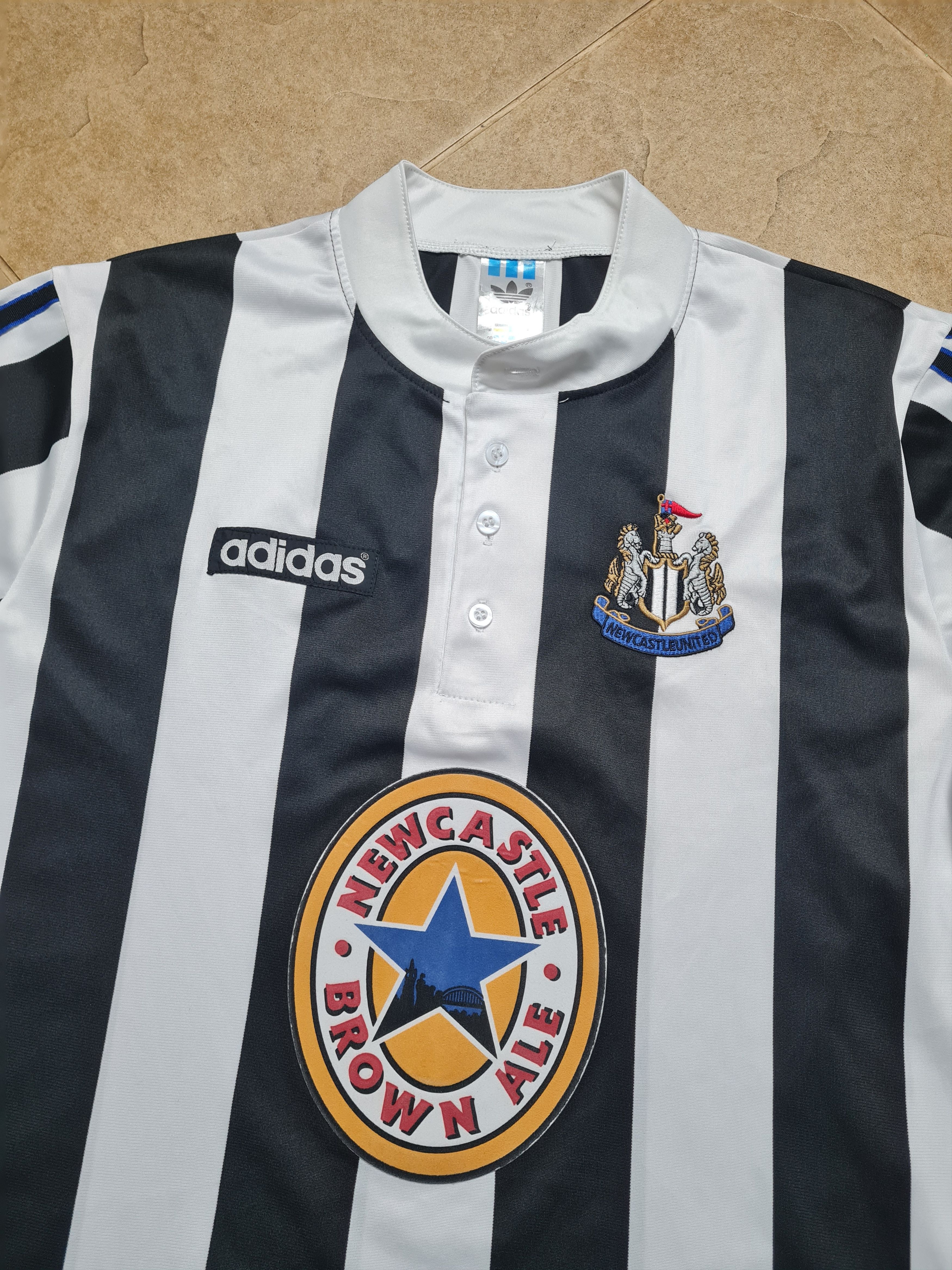 Adidas Rare Jersey Adidas Newcastle 1995/1997 Archive Home Shirt Size US M / EU 48-50 / 2 - 7 Thumbnail