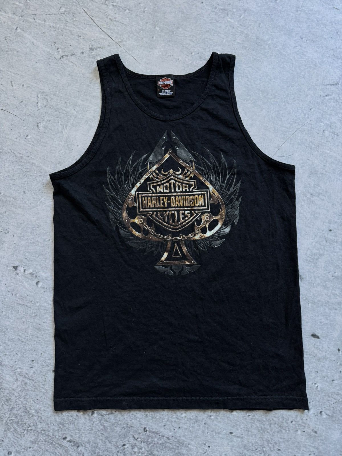 Harley Davidson × Vintage 🔥HARLEY DAVIDSON TANK TOP VINTAGE 2008 tee Size US L / EU 52-54 / 3 - 1 Thumbnail