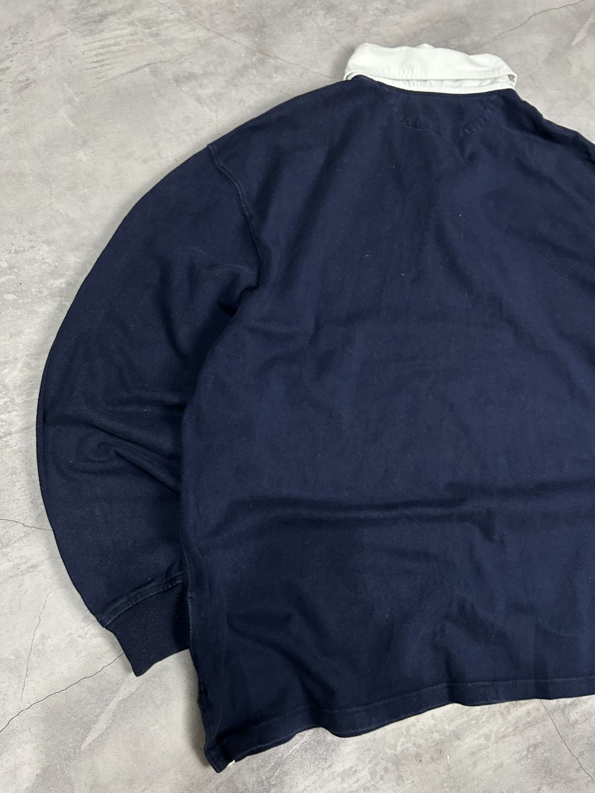 Polo Ralph Lauren Vintage 90s Polo Ralph Lauren Striped Longsleeve Rug Size US XXL / EU 58 / 5 - 7 Thumbnail