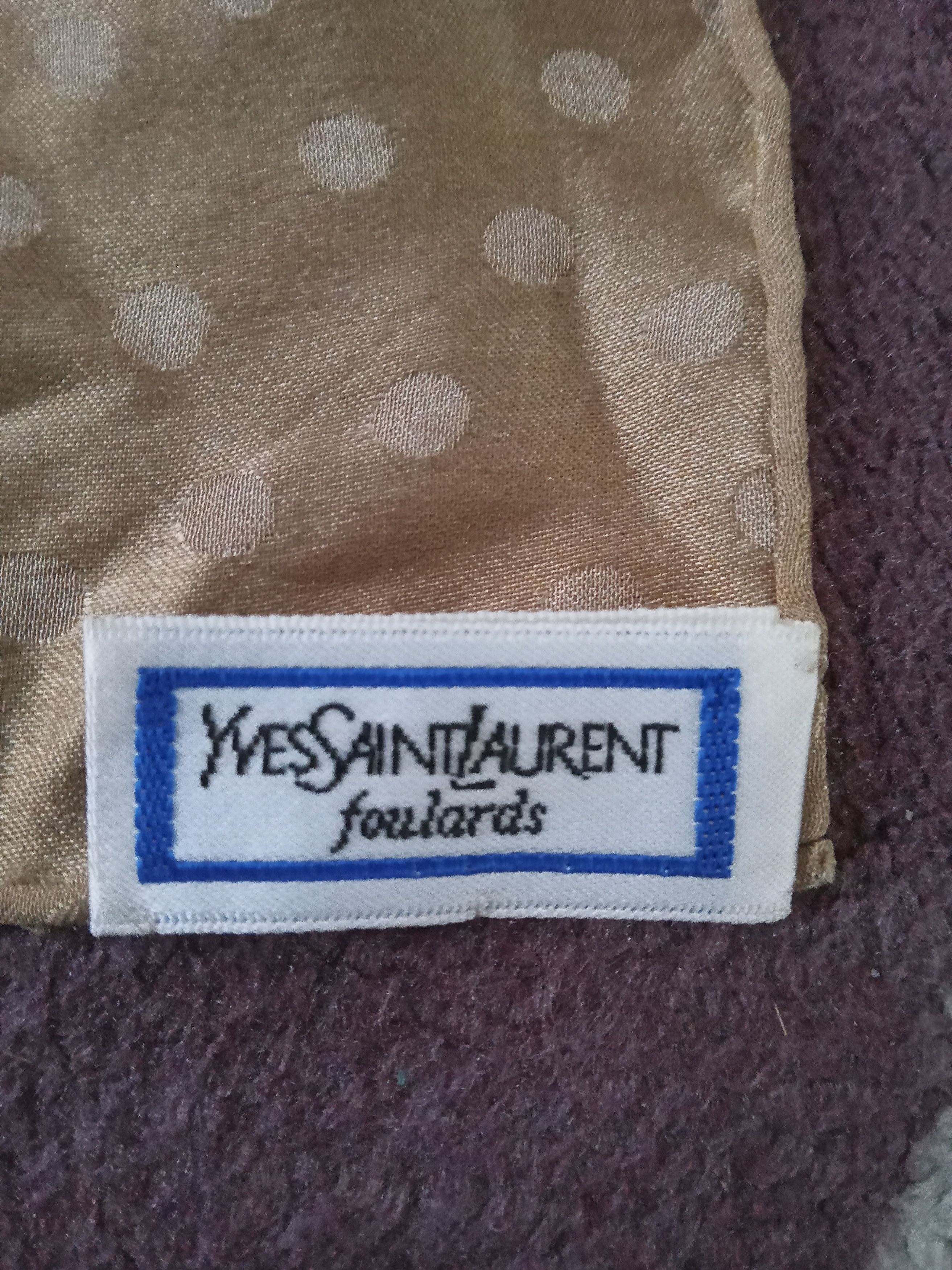 Yves Saint Laurent Vintage Yves Saint Laurent Scarf Size ONE SIZE - 3 Thumbnail