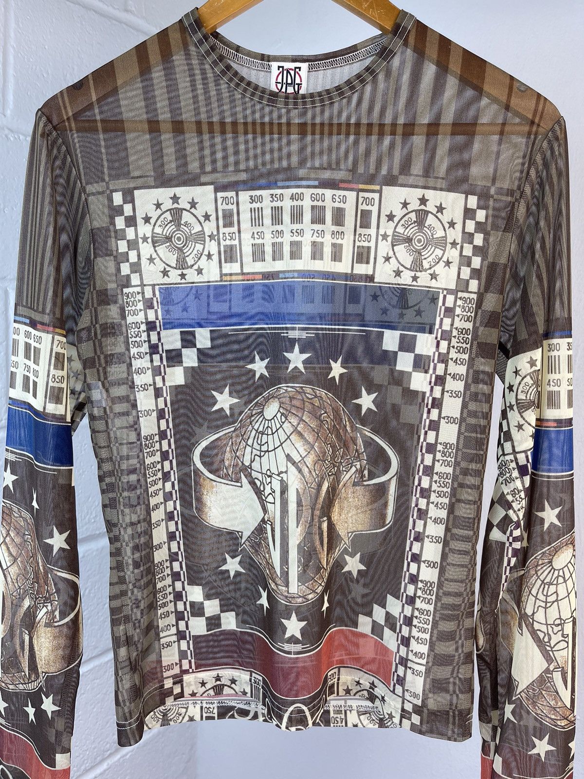 Grailed × Jean Paul Gaultier Most Iconic 1994 Runway Jean Paul Gaultier Globe Mesh Top Size US S / EU 44-46 / 1 - 9 Thumbnail
