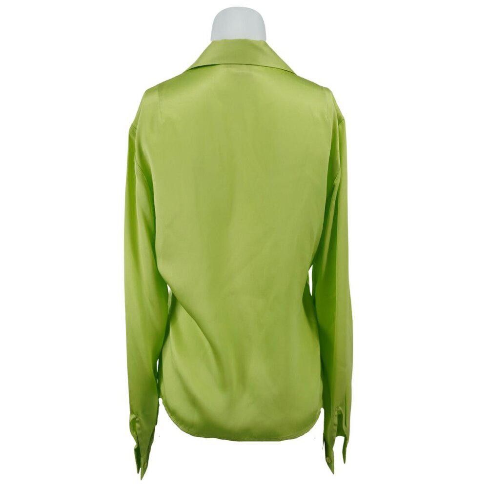 Designer Vintage Patrick Christopher Silk Button Down Size 8 Size M / US 6-8 / IT 42-44 - 4 Thumbnail