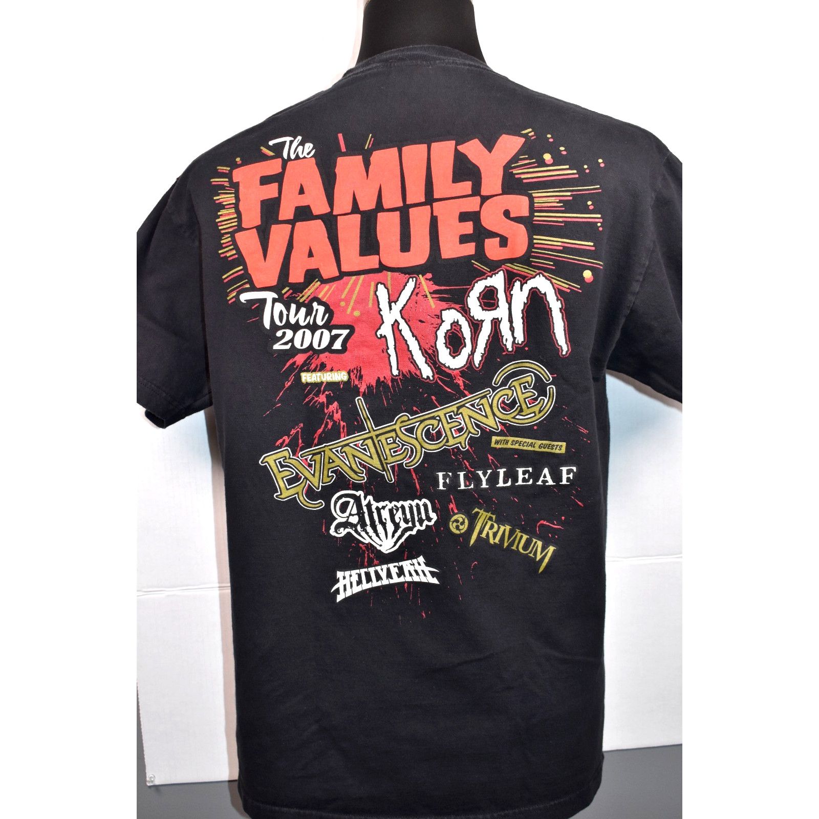 Alstyle Vintage Korn Family Values Tour 2007 Tour T-Shirt Sz Large Size US L / EU 52-54 / 3 - 3 Thumbnail