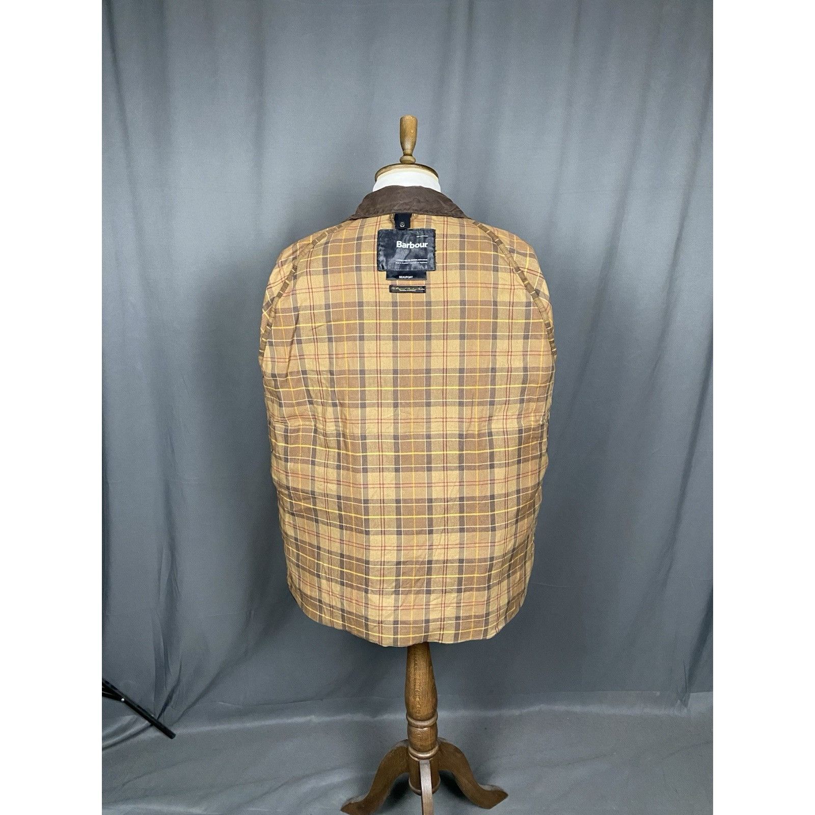 Barbour Barbour Beaufort Men's Brown Waxed Motorcycle Jacket Size L- Size US L / EU 52-54 / 3 - 13 Thumbnail