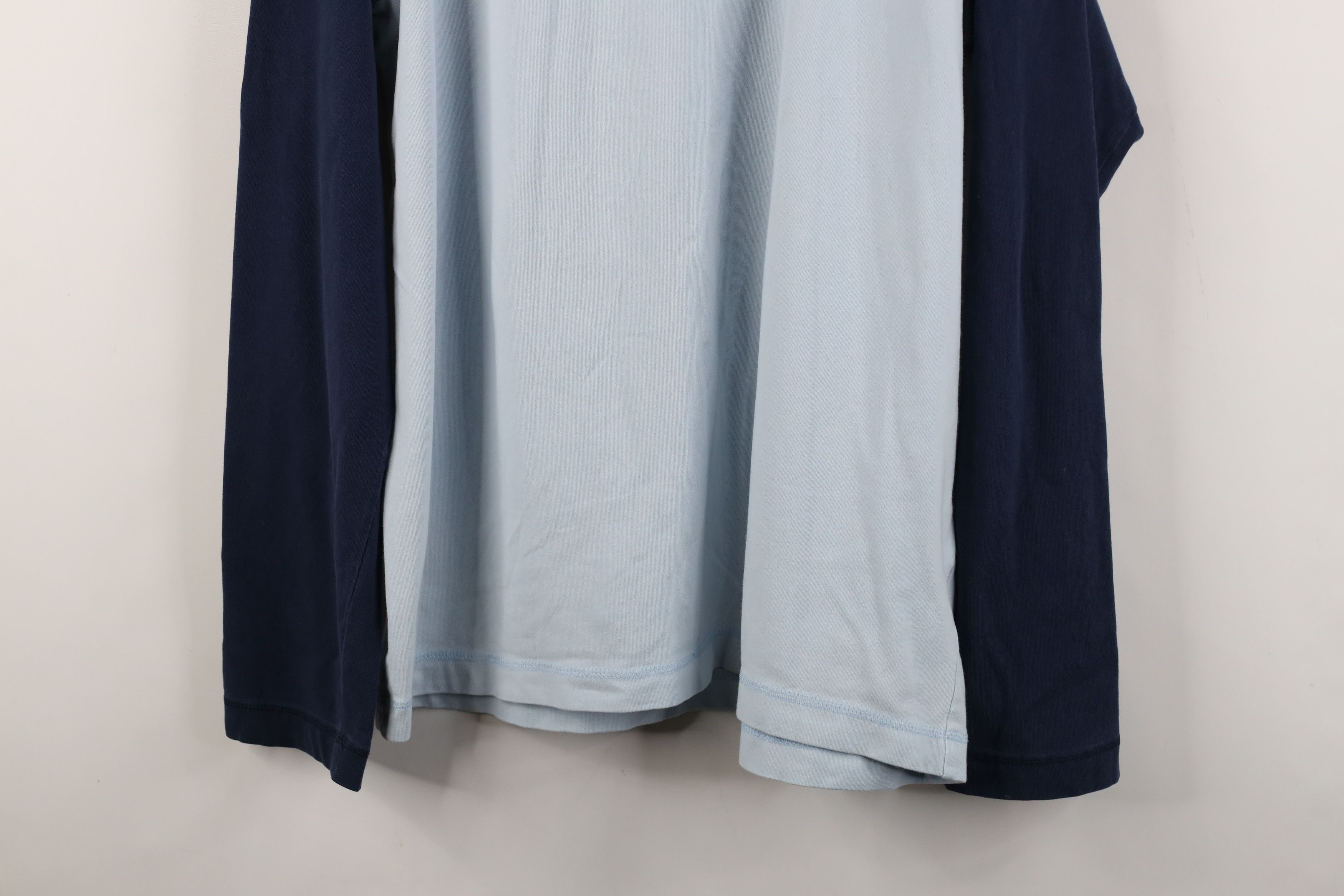 Nike Vintage 90s Y2K Nike Mini Swoosh Mock Neck Raglan T-Shirt Size US L / EU 52-54 / 3 - 3 Thumbnail