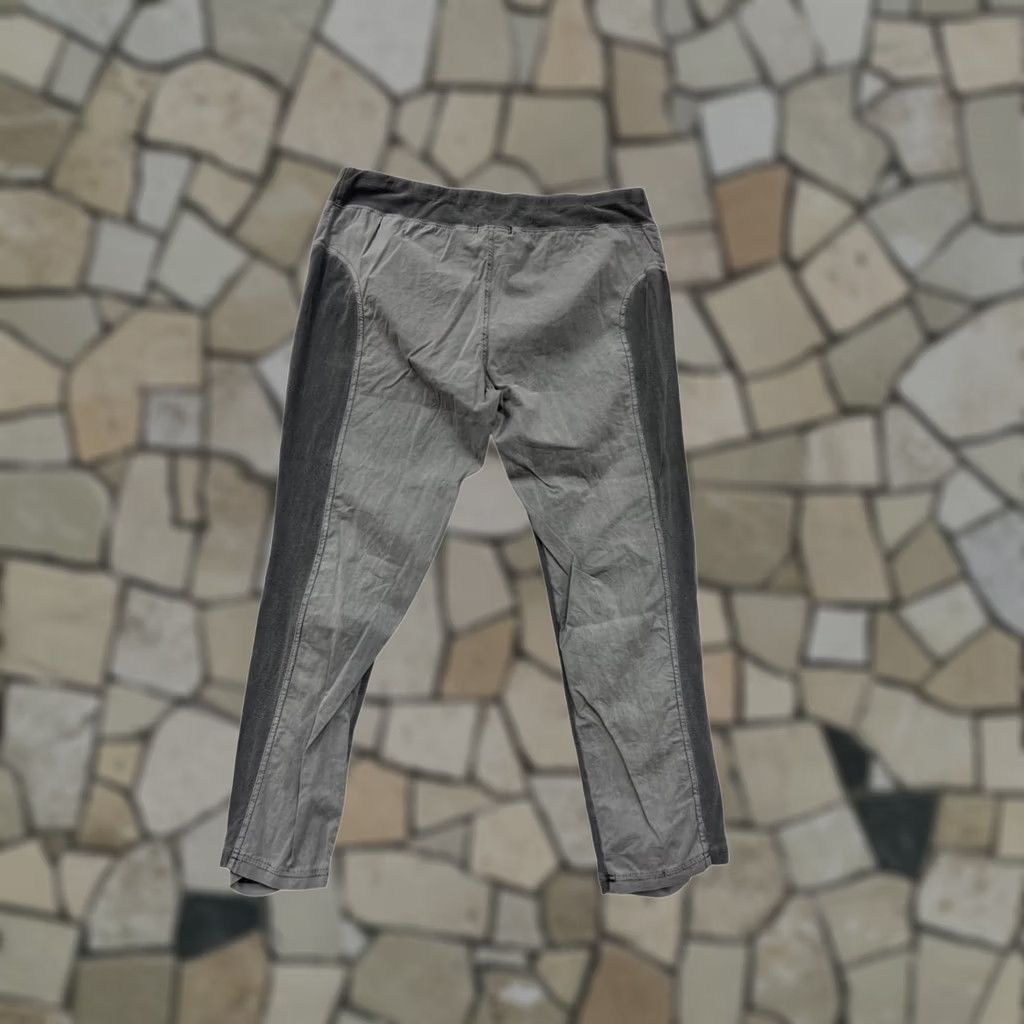 Vintage Wearables Mens L Gray Cotton Spandex Ruched Panel Pants Size L Size 36" / US 14 / IT 50 - 1 Thumbnail