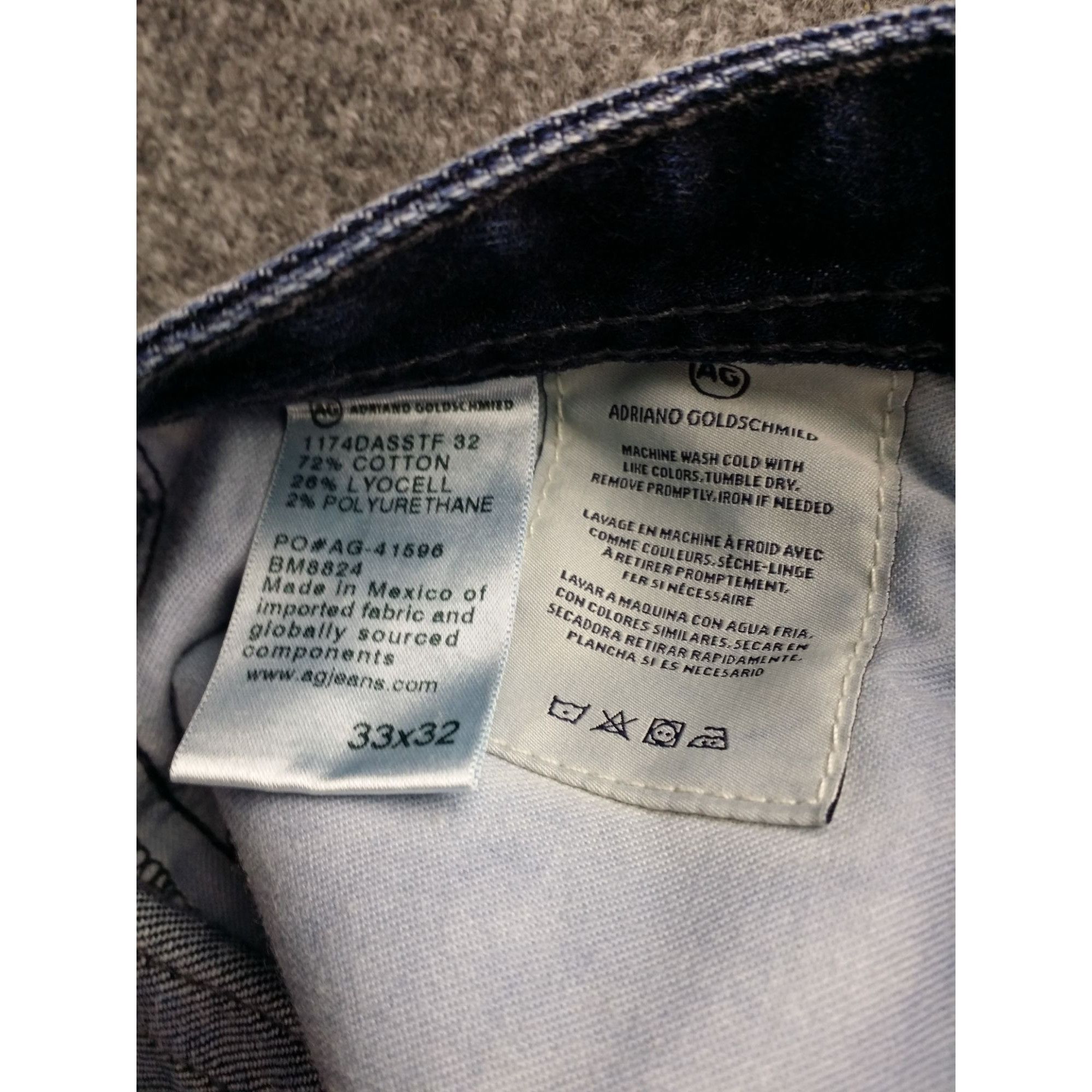 AG Adriano Goldschmied AG Adriano Goldschmied The Graduate Jeans Men Sz 33X32 Tailo Size US 33 - 6 Thumbnail
