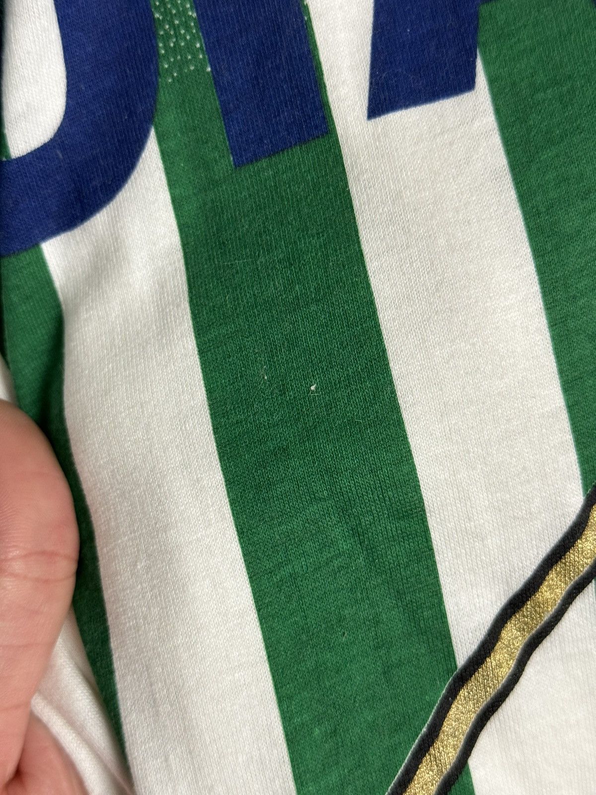 Diadora Vintage 1990’s Rapid Wien Football T-Shirt Size US L / EU 52-54 / 3 - 4 Thumbnail