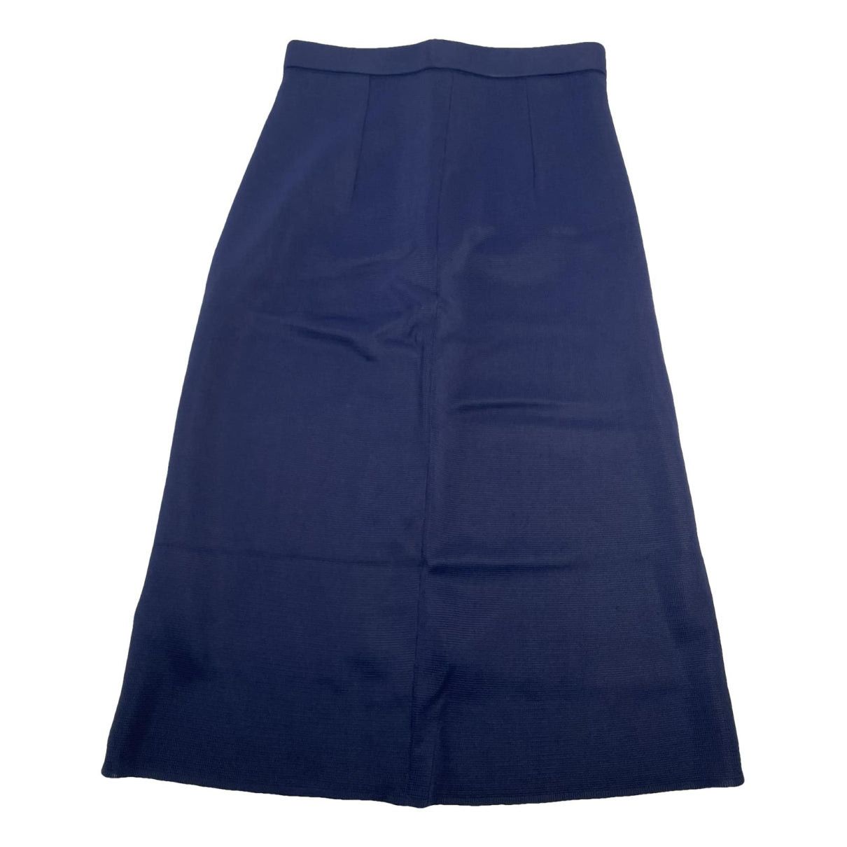 Dior Navy Viscose Skirt Size 30" / US 8 / IT 44 - 1 Thumbnail