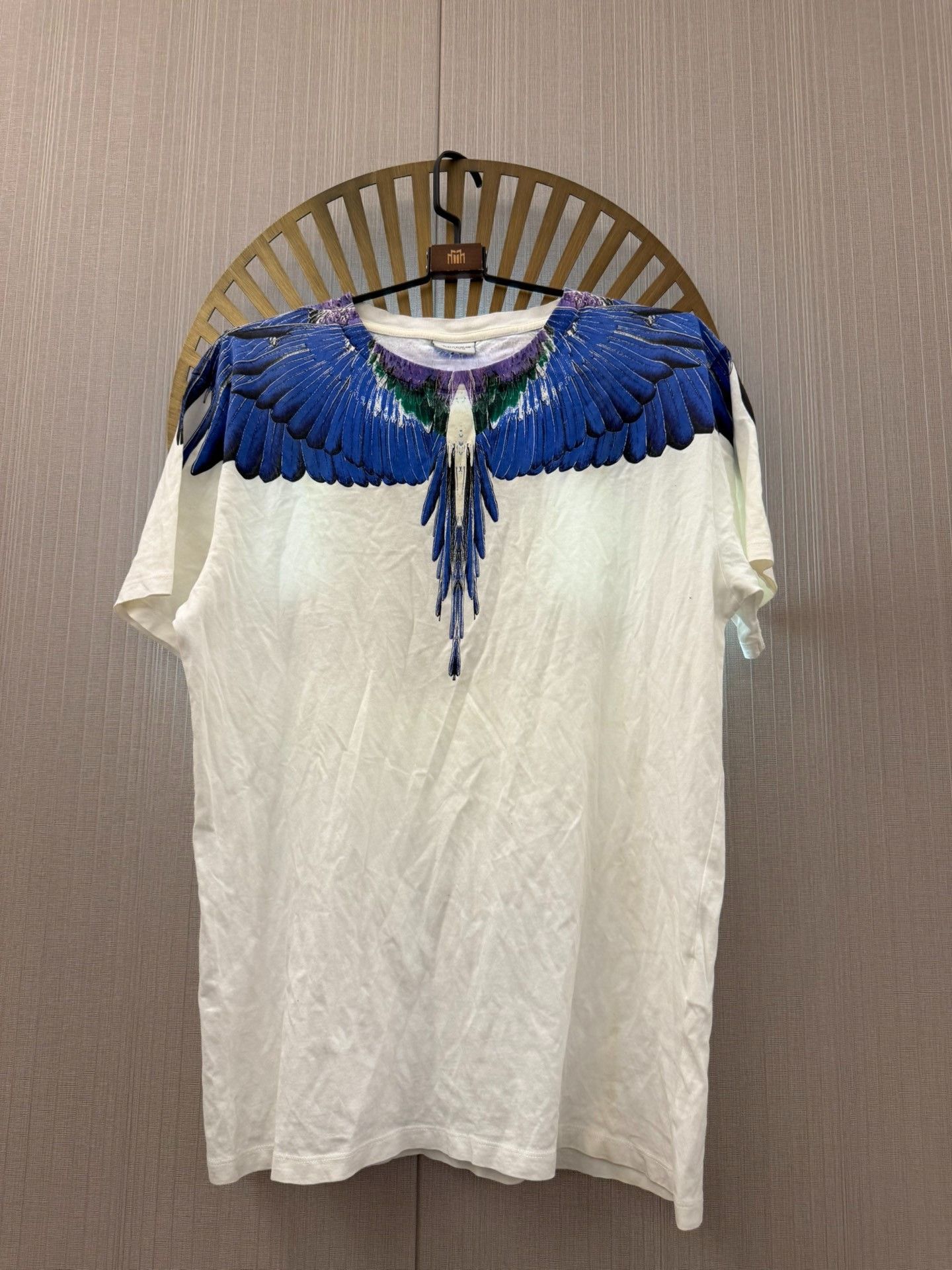 Marcelo Burlon Marcelo Burlon Blue T-Shirt XS Women Size XS / US 0-2 / IT 36-38 - 1 Thumbnail