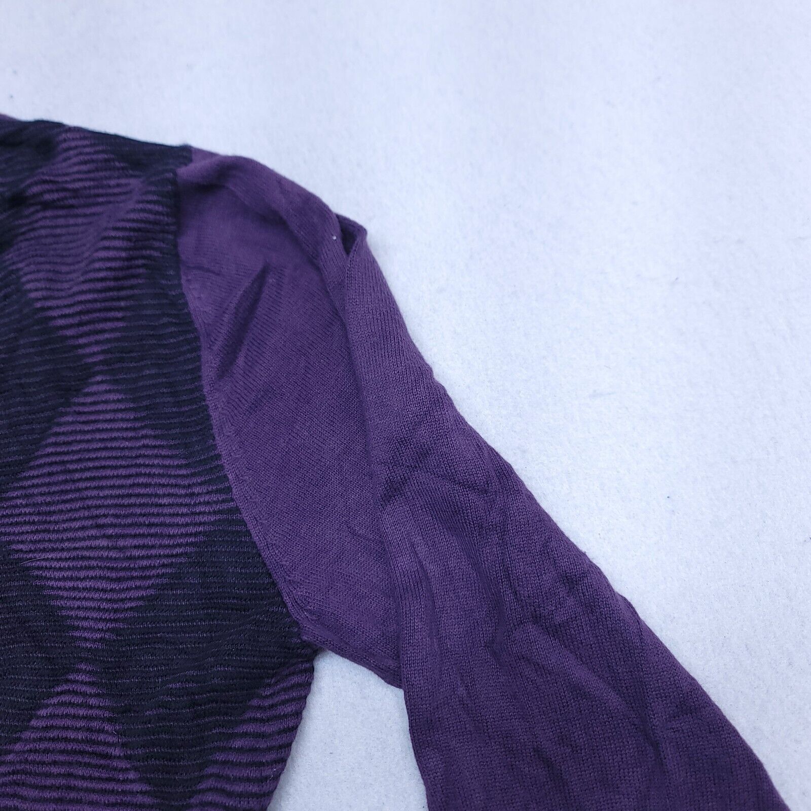 Guess G by Guess Pullover Sweater Mens Size Medium M Purple Black Size US M / EU 48-50 / 2 - 5 Thumbnail