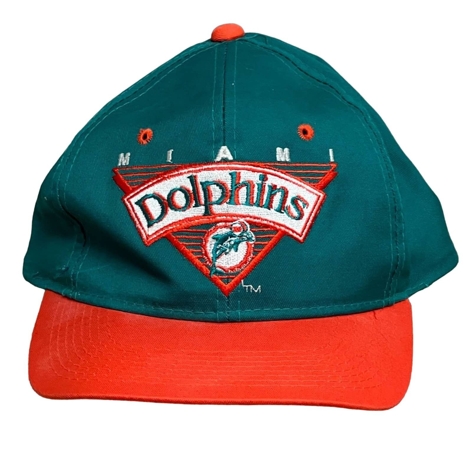 Vintage VINTAGE SCRIPT YOUNGAN NFL MIAMI DOLPHINS SNAPBACK HAT CLEAN Size ONE SIZE - 1 Thumbnail