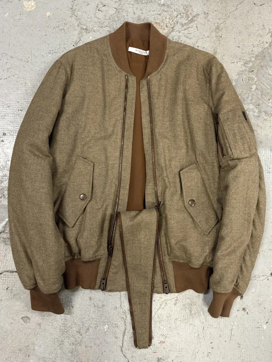 Givenchy AW2016 Givenchy Podium Camel Asymmetrical Zips Bomber Jacket Size US M / EU 48-50 / 2 - 10 Thumbnail