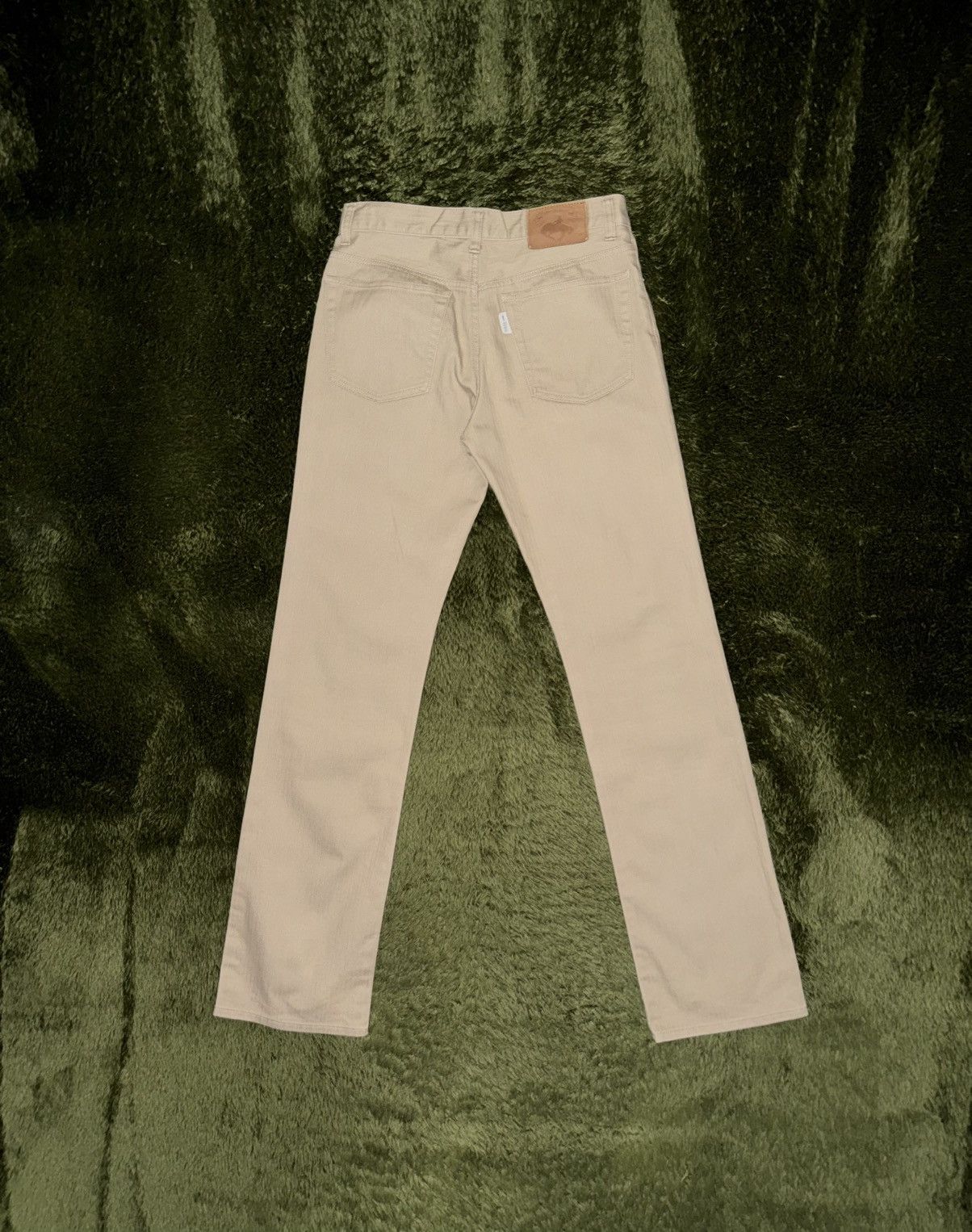 Takeo Kikuchi [2] Takeo Kikuchi Herringbone 5-Pocket Cotton Pants Beige Size US 29 - 7 Thumbnail