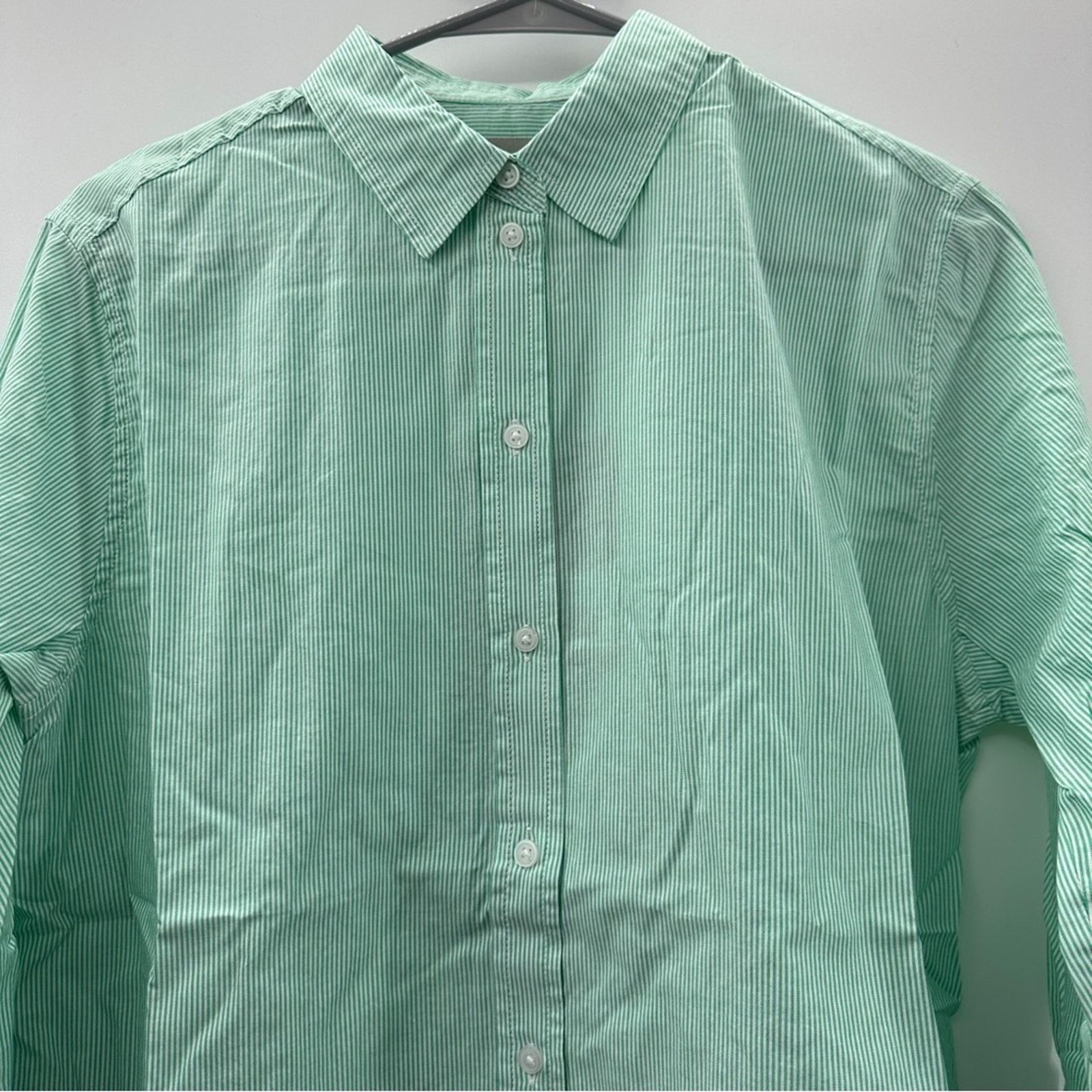 Everlane Everlane The Silky Cotton Relaxed Long Sleeve Button Shirt Size M / US 6-8 / IT 42-44 - 2 Thumbnail