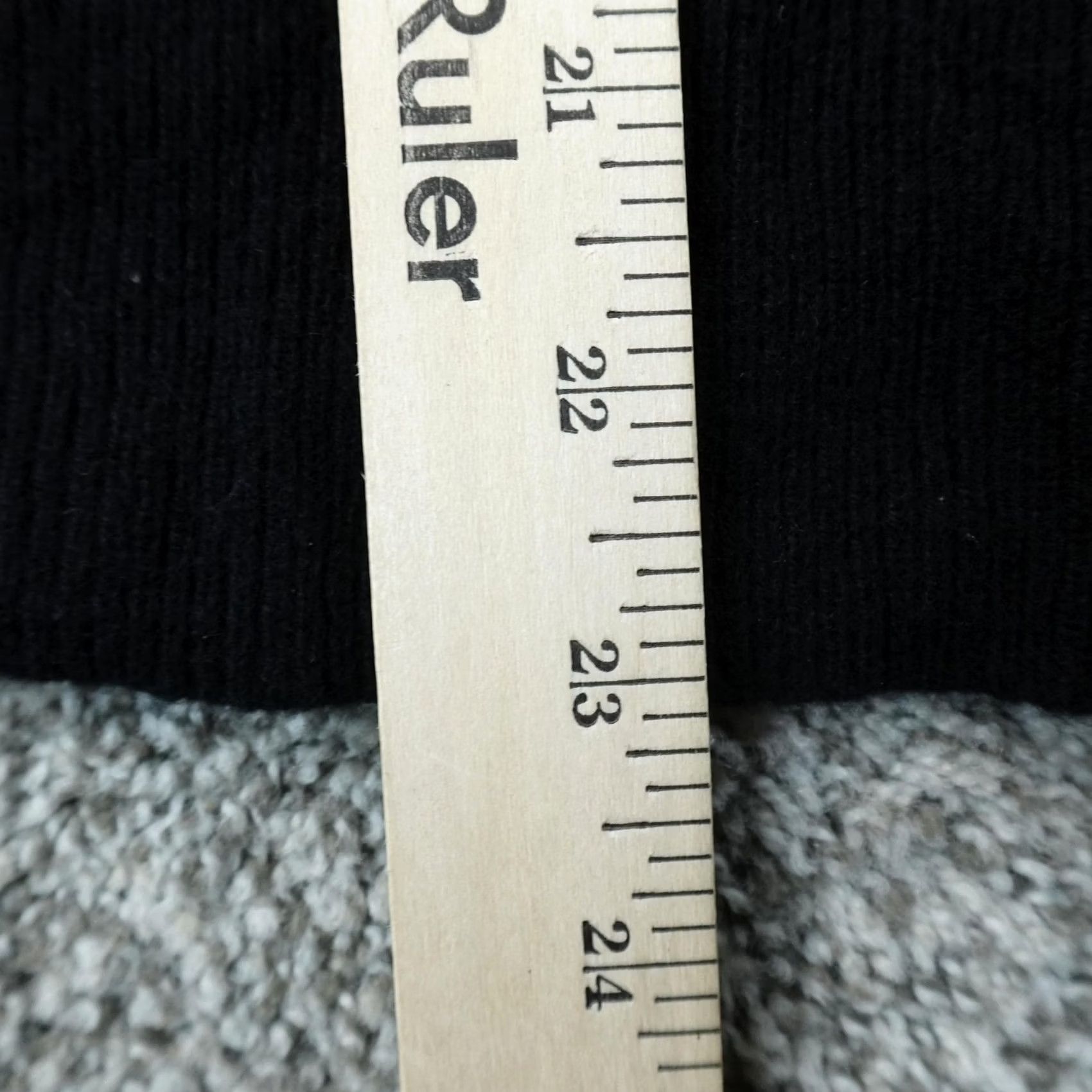 Vintage Cashmere Sweater Womens XL Black Mock Neck Knit Pullover Cable Knit Soft Cozy 100% Cashmere Size XL / US 12-14 / IT 48-50 - 7 Thumbnail