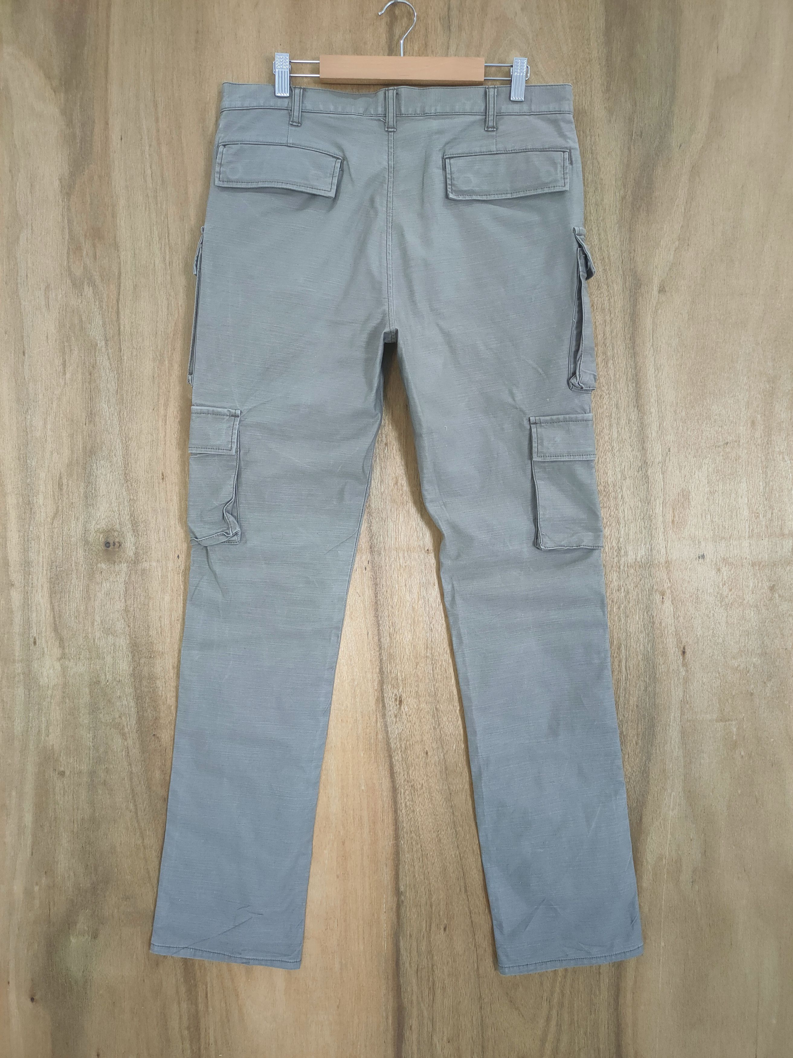 Japanese Brand VINTAGE 8 POCKET STUDIO OROBI GREY CARGO PANTS Size US 34 / EU 50 - 6 Thumbnail