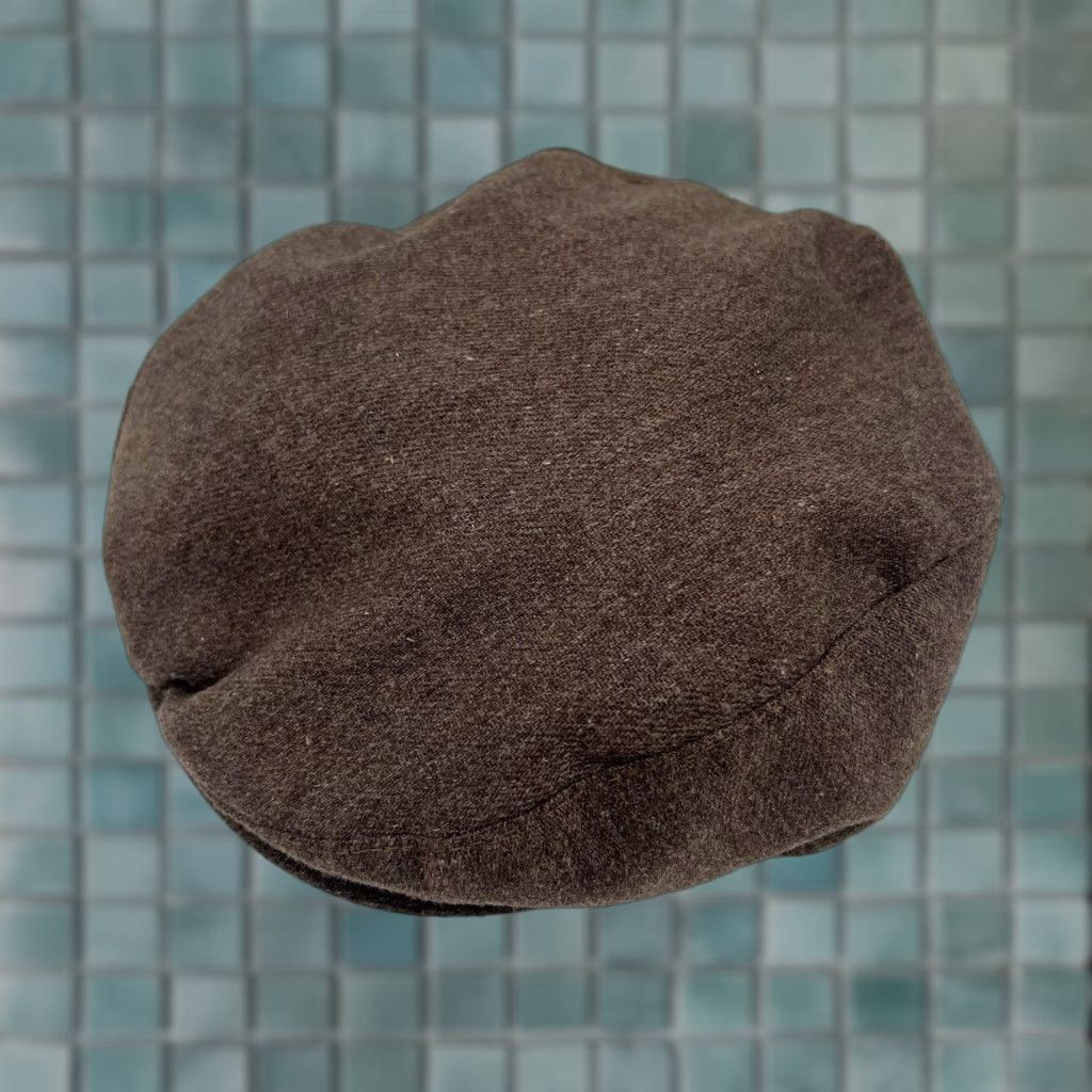Vintage VINTAGE Artel Wool Brown Newsboy Hat Cap Cabbie Size 6 7/8 M Made USA Mens Newsboy Cap Brown Wool Solid Fall Spring Summer Winter Casual Size ONE SIZE - 1 Thumbnail