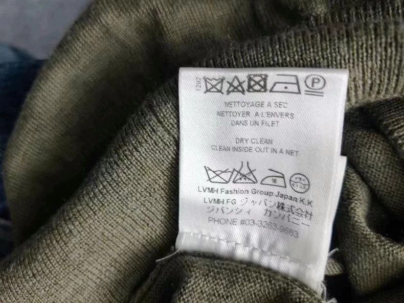 Givenchy Givenchy Military Green Knit Sweater Size US L / EU 52-54 / 3 - 4 Thumbnail