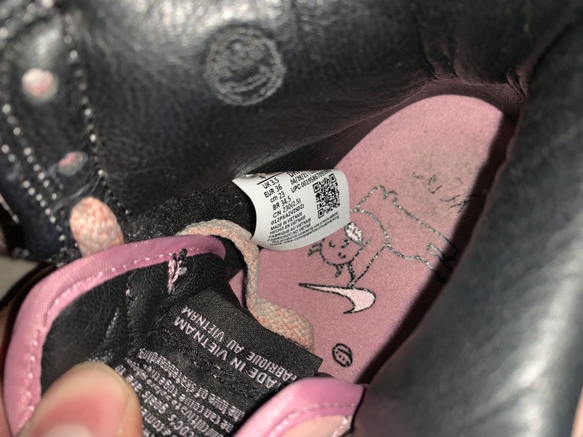 Nike KCDC Brooklyn Skateshop Nike SB Dunk High Pink Black (Men's) Size US 6 / IT 36 - 11 Thumbnail