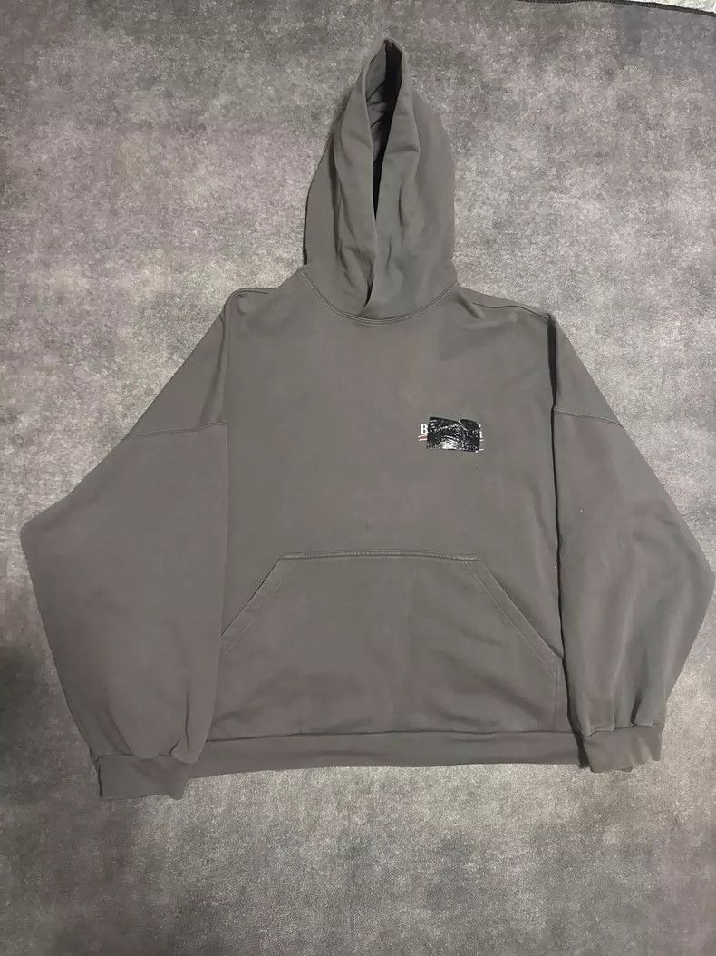 Balenciaga Balenciaga Coke shade solid color logo letter printed hood Size US L / EU 52-54 / 3 - 1 Thumbnail