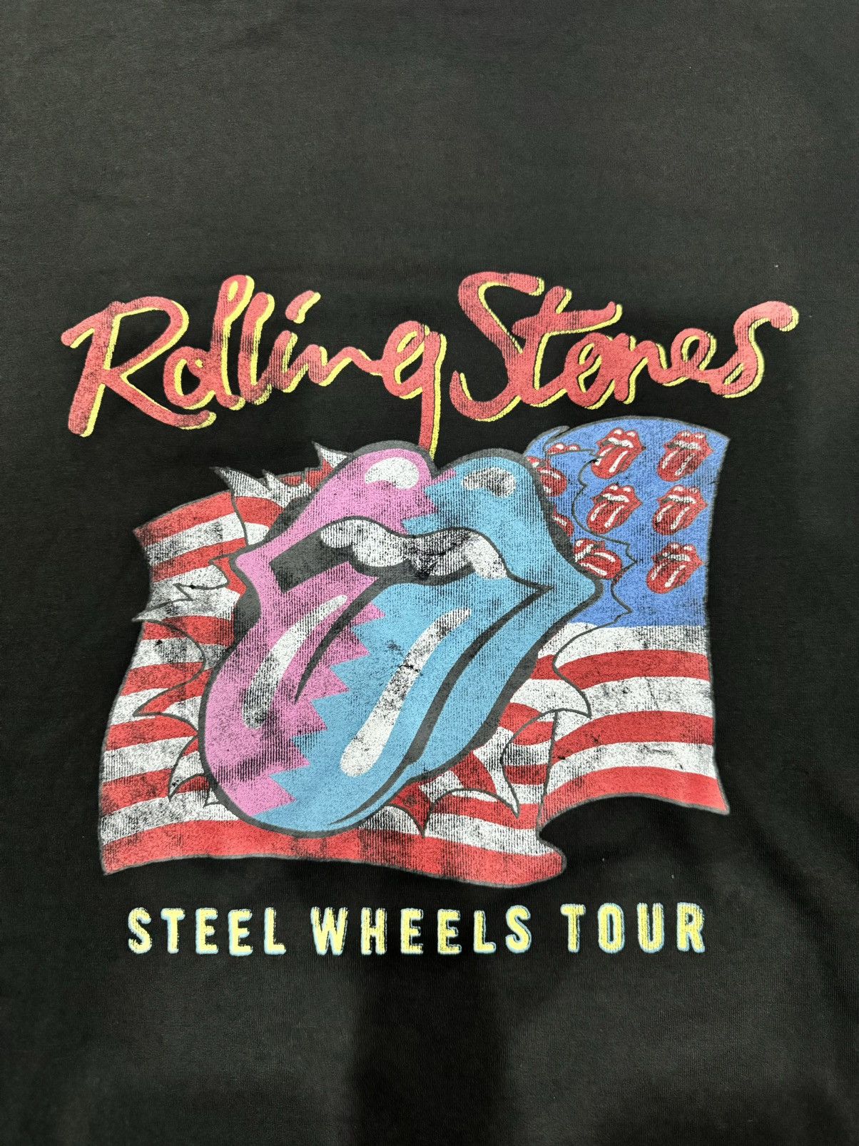 The Rolling Stones ROLLING STONES Steel Wheels Tour Short Sleeve T-shirt Size US L / EU 52-54 / 3 - 1 Thumbnail