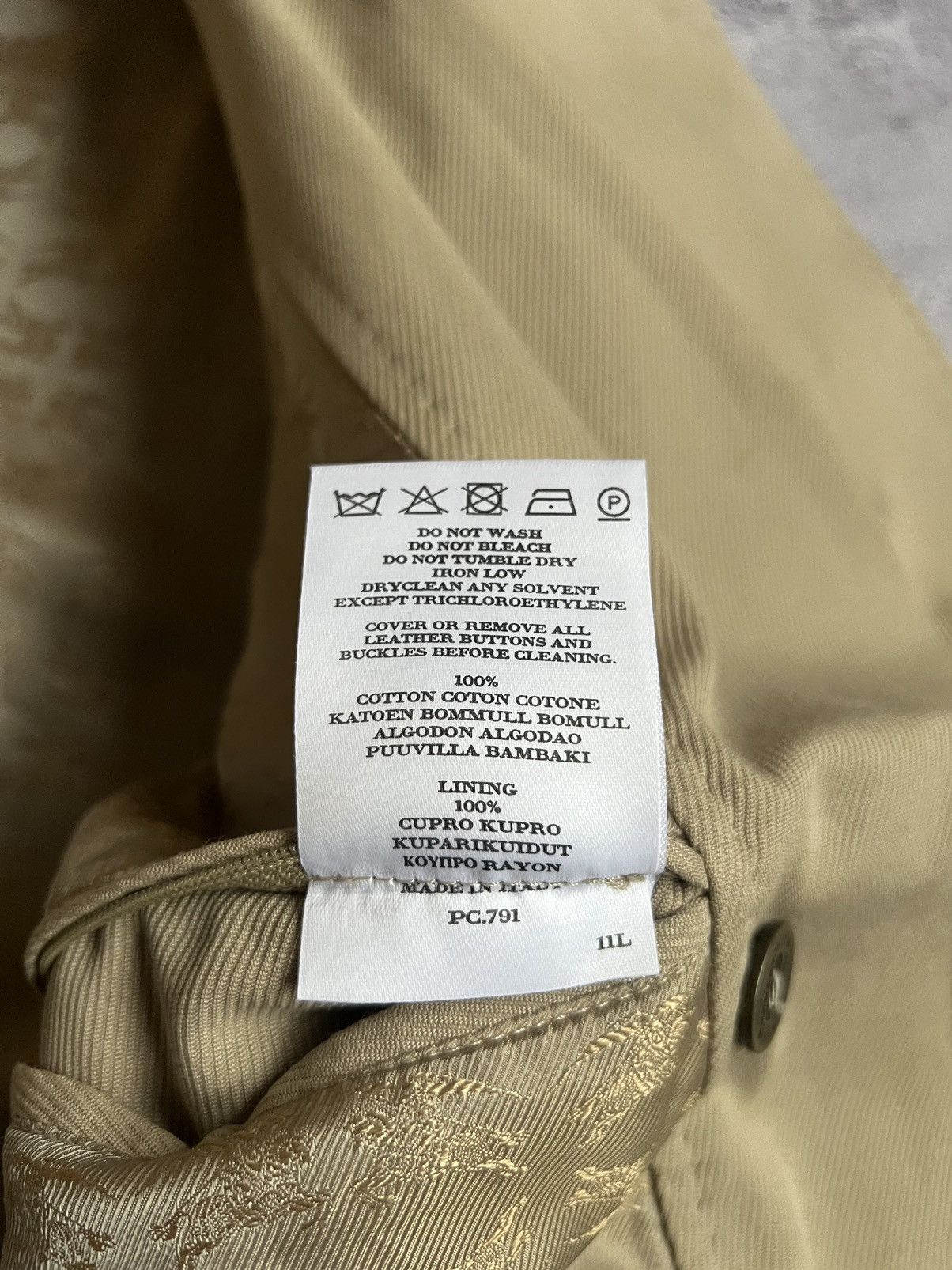 Burberry Vintage Rare Burberry Trench Coat Jacket Men’s Size:52 Size US L / EU 52-54 / 3 - 14 Thumbnail