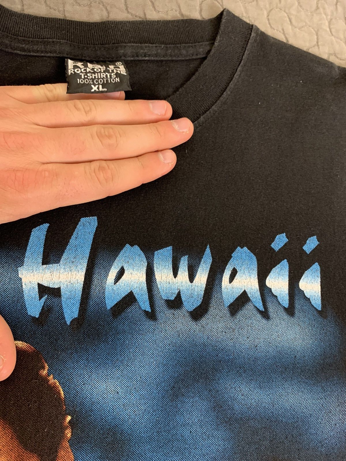 Band Tees × Vintage Elvis Presley Blue Hawaii Bootleg T-shirt Size US XL / EU 56 / 4 - 10 Thumbnail