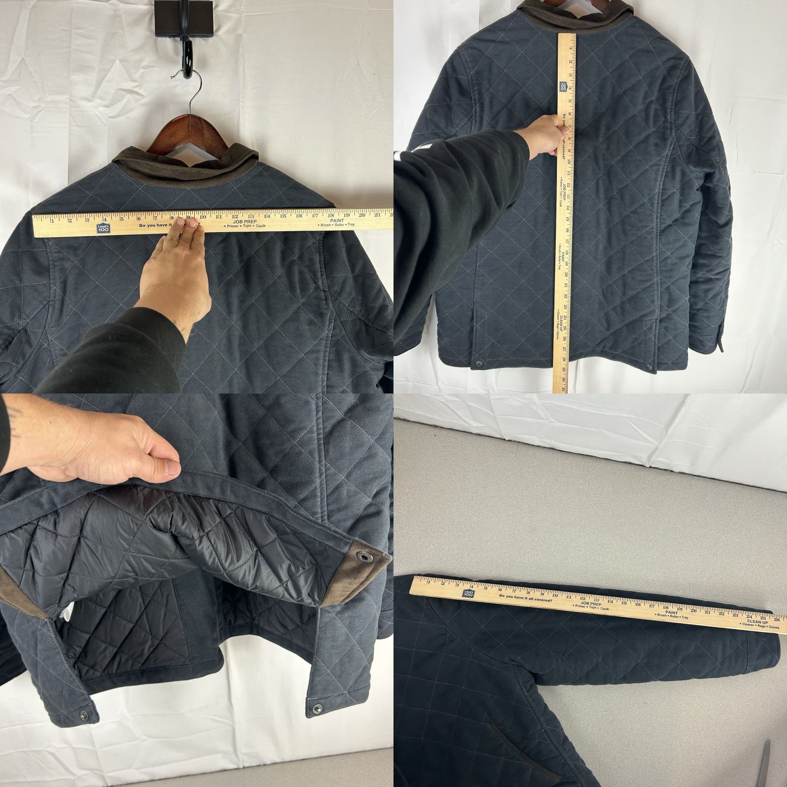 Vintage VINTAGE LL Bean Gore Tex Snap Button Quilted Insulated Wool Lined Zip Jacket Womens XL Size XL / US 12-14 / IT 48-50 - 11 Thumbnail