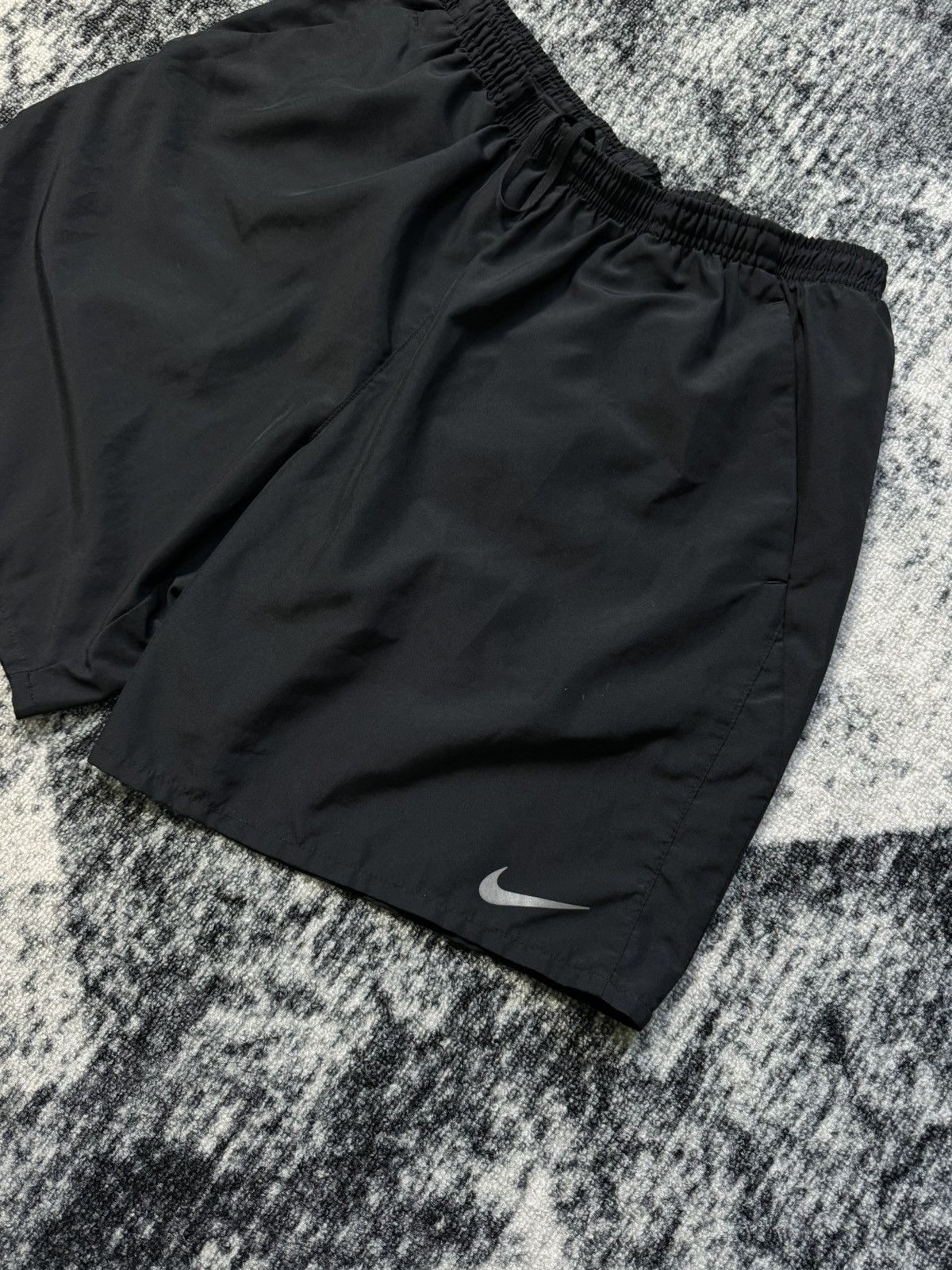 Nike × Vintage Vintage Nike Shorts Track Reflecting Swoosh Logo Y2K 90s Size US 34 / EU 50 - 2 Thumbnail
