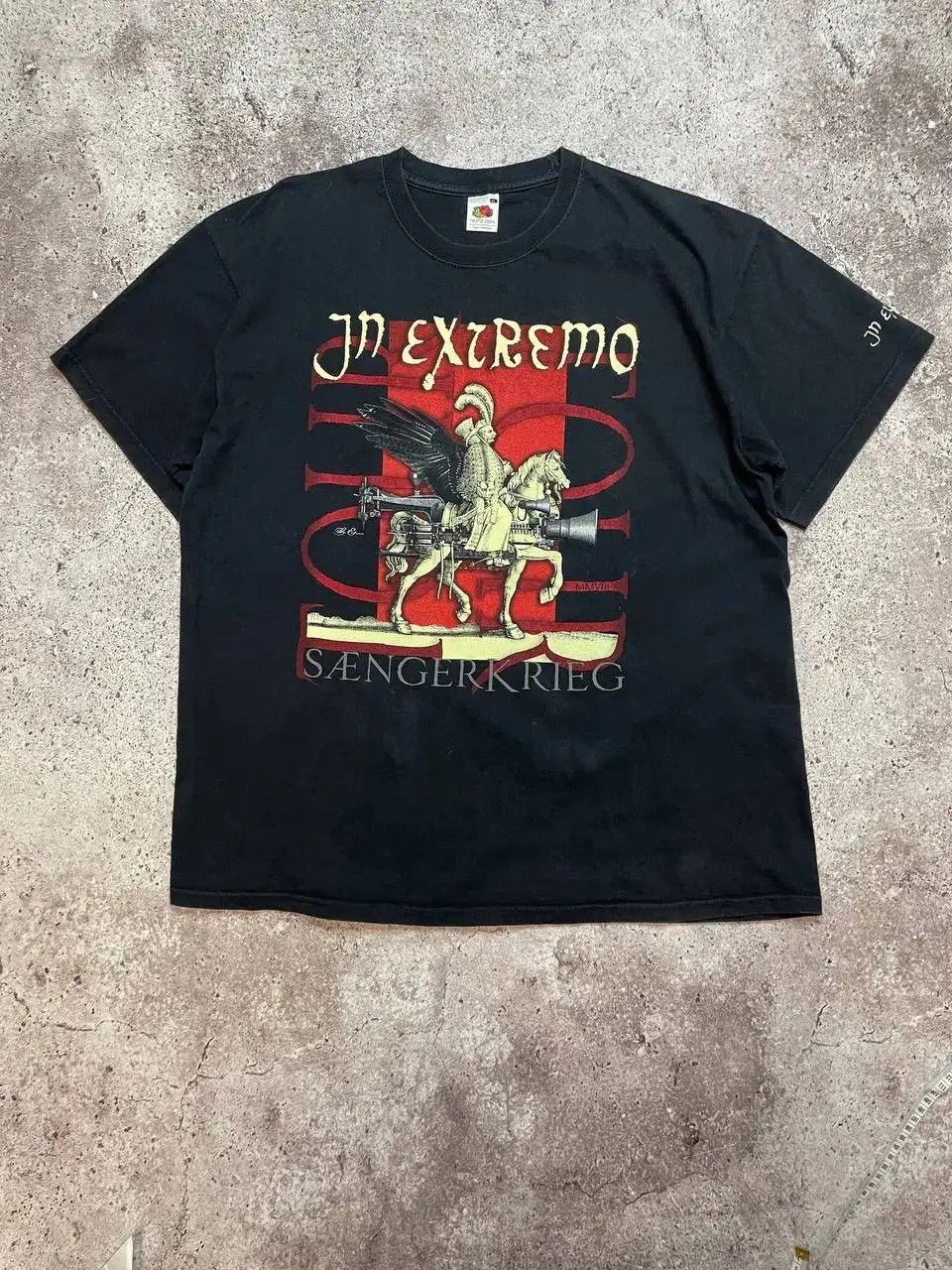 Other VINTAGE 2008 IN EXTREMO TOUR GRAPHIC TEE T-SHIRT BOXY Size US XL / EU 56 / 4 - 1 Thumbnail