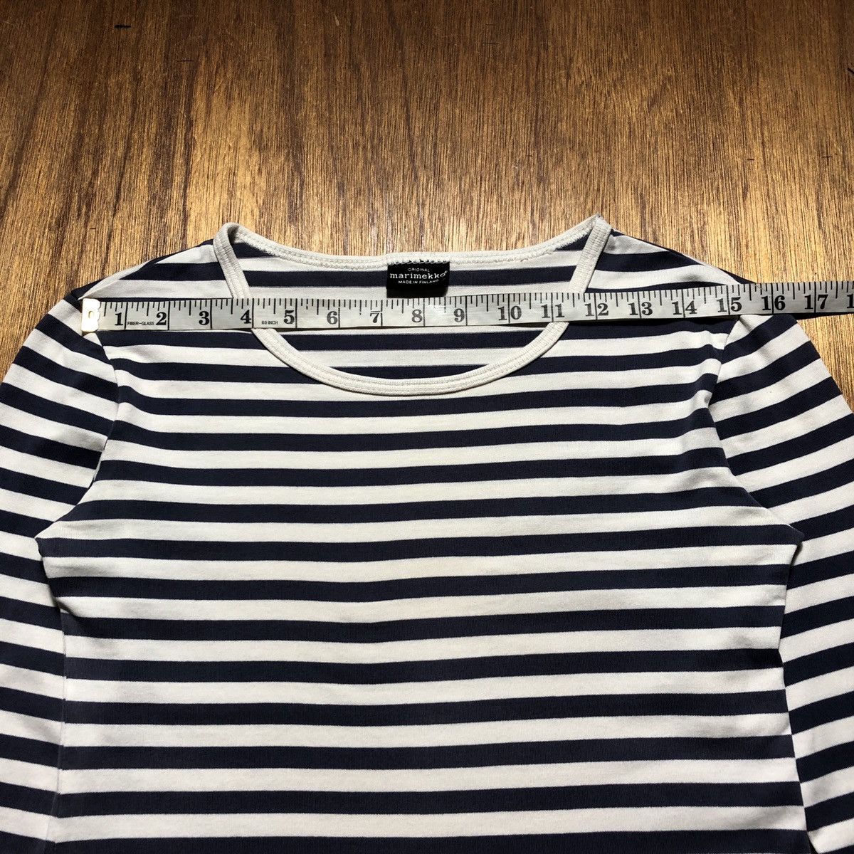 Marimekko × Vintage Vintage Marimekko Stripe Long Sleeve Tee Size XS / US 0-2 / IT 36-38 - 13 Thumbnail