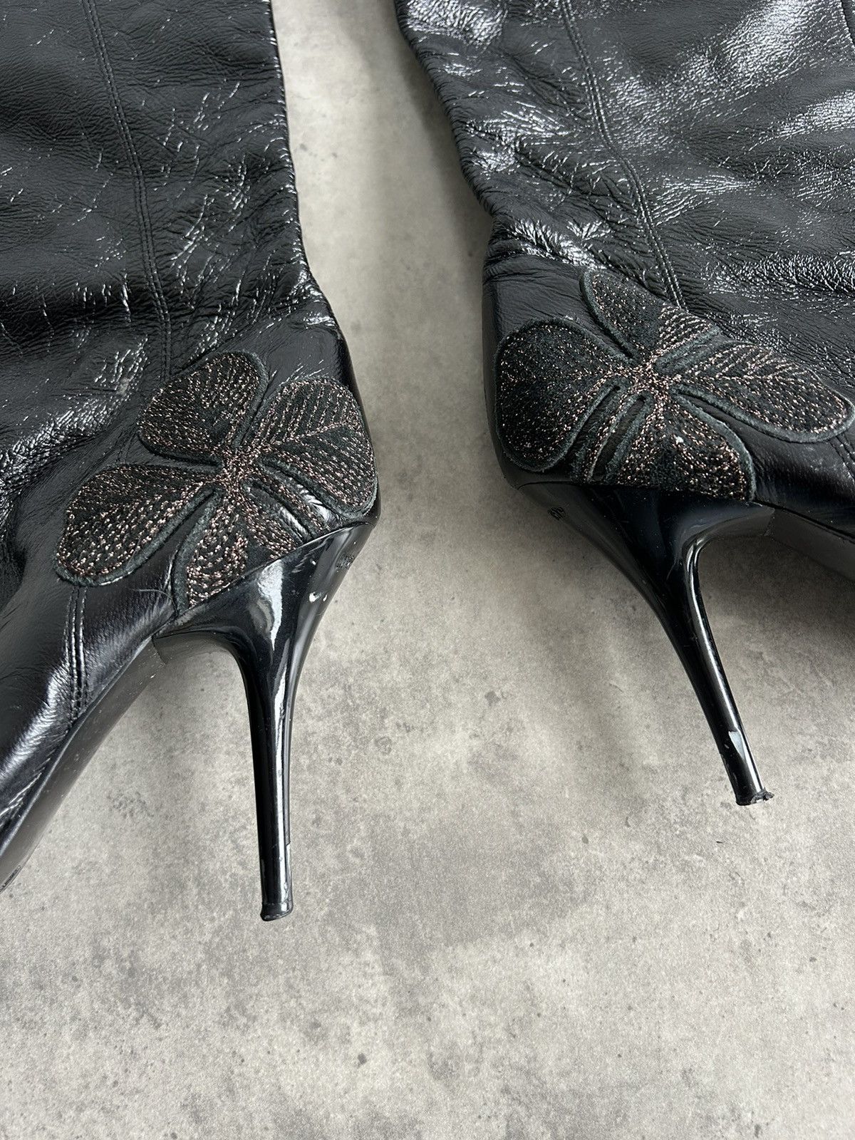 Miss Sixty Miss Sixty Vintage Y2K heels boots leather with applique Size US 7 / IT 37 - 7 Thumbnail