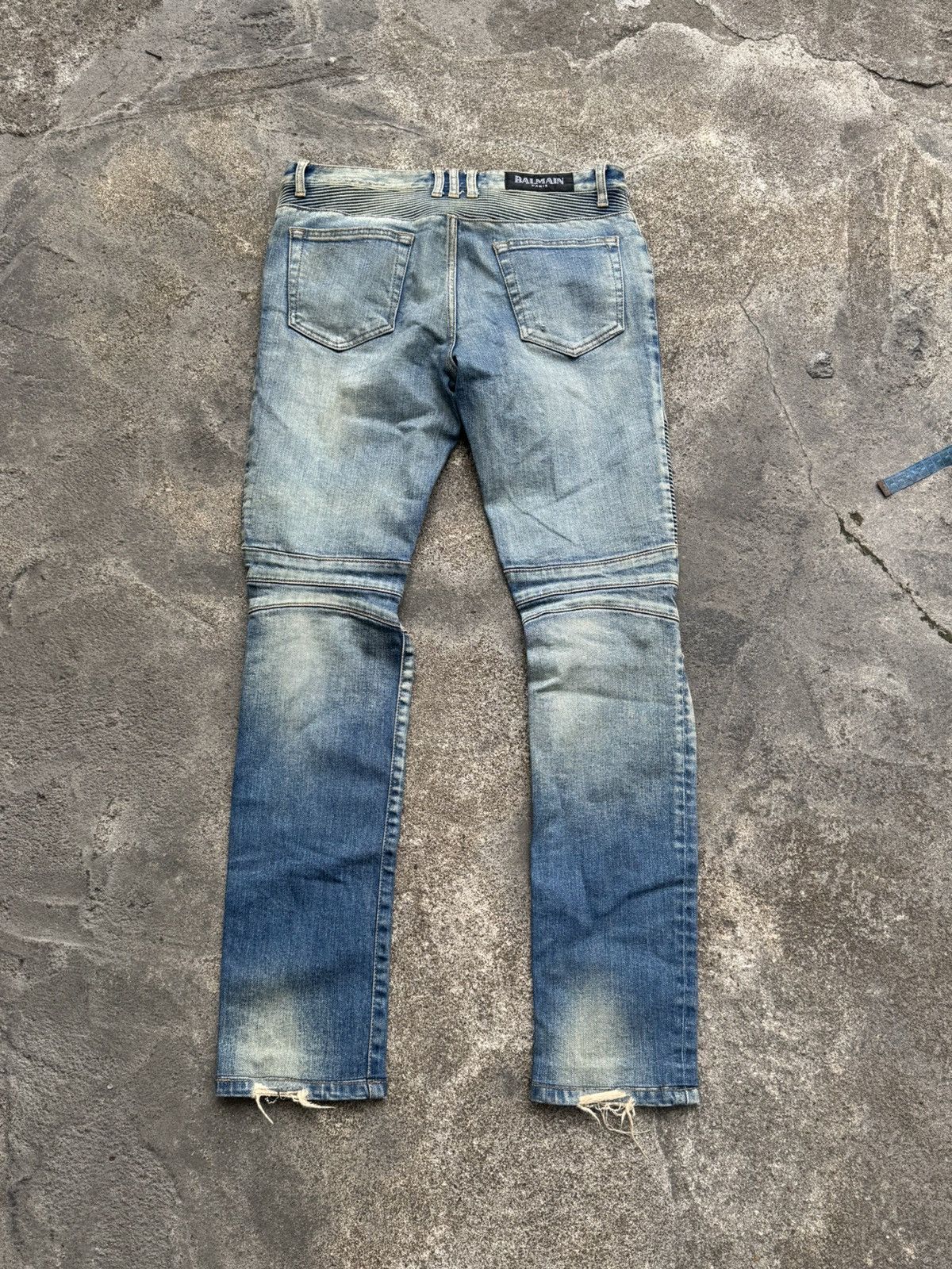 Balmain Balmain Decarnin Biker Denim Size US 32 / EU 48 - 2 Thumbnail