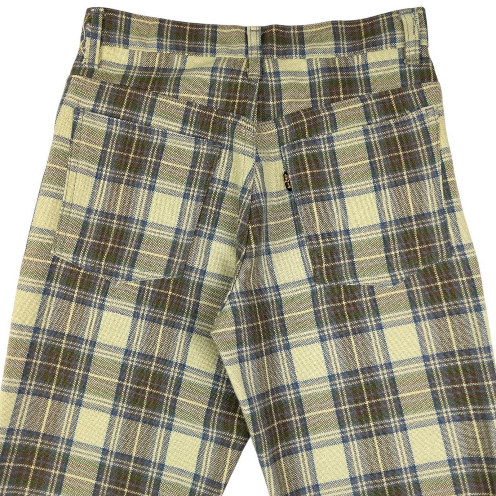 Levi's Vintage Levi's Sta Prest Big E Checkered Trousers Size W26 Size US 26 / EU 42 - 3 Thumbnail