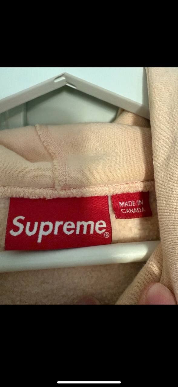Supreme Sweatshirt Boxlogo Peach Size US L / EU 52-54 / 3 - 5 Thumbnail