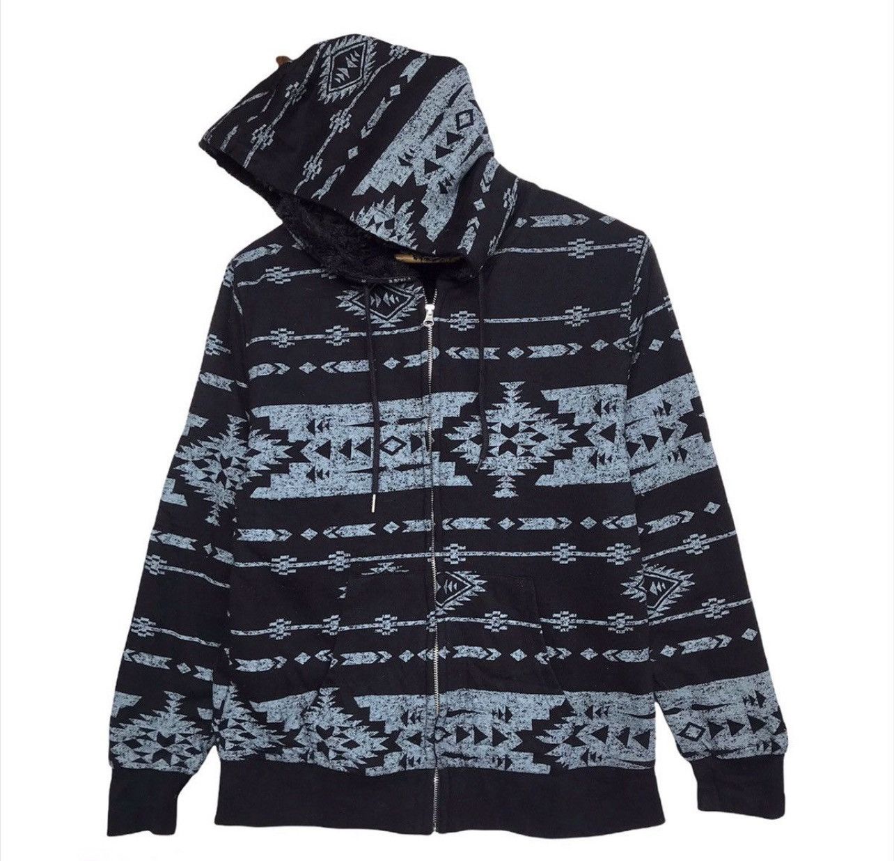 Japanese Brand Dandy Jack Japan Black Zip Up Fur Fleece Hoodie Size US S / EU 44-46 / 1 - 1 Thumbnail