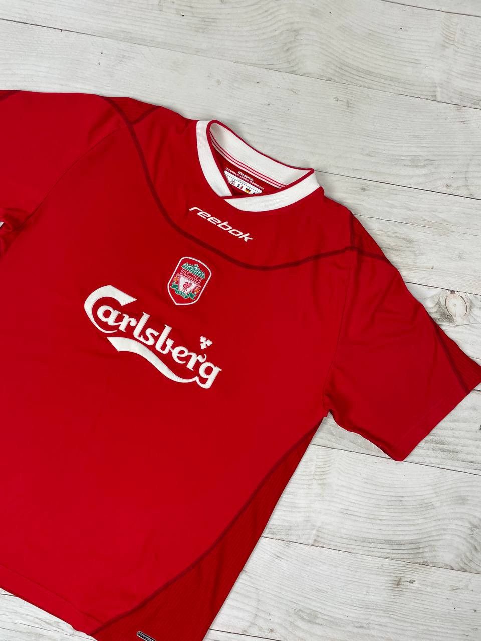 Reebok Vintage Reebok Liverpool 2002 2004 Home Shirt Soccer Jersey Size US M / EU 48-50 / 2 - 2 Thumbnail