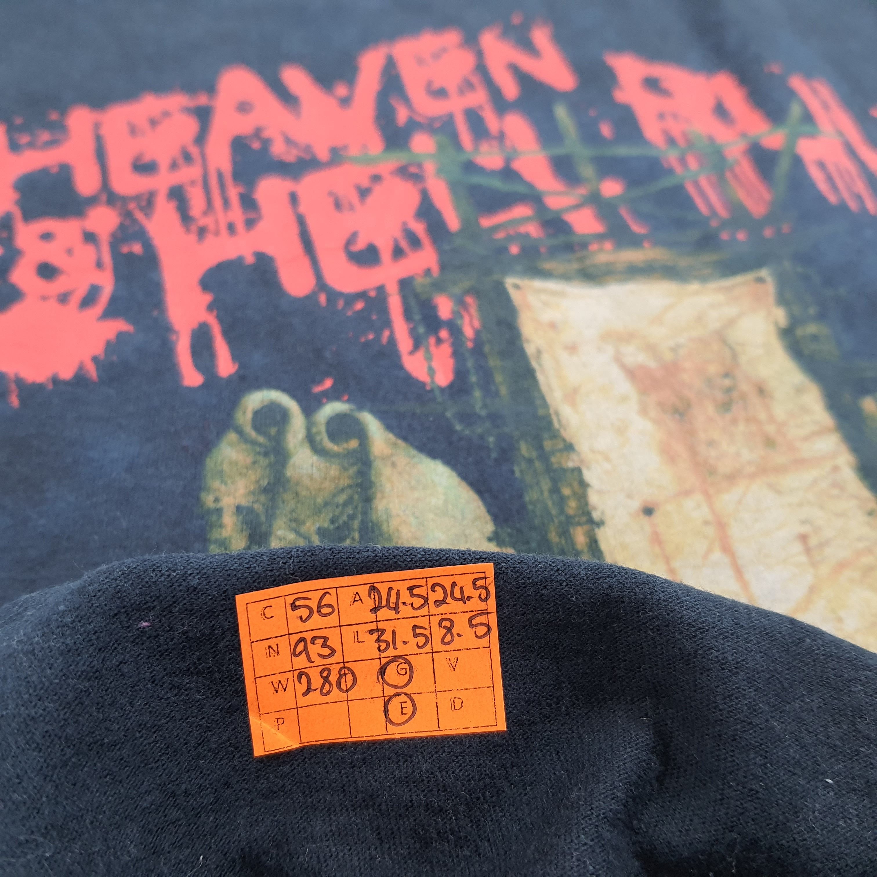 Heaven and Hell Rules Metal Band Tshirt